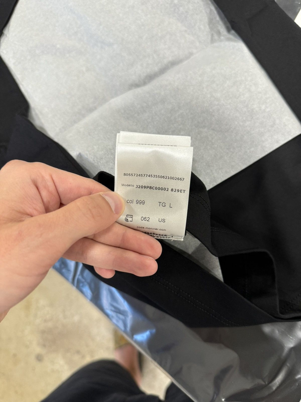 Moncler Moncler Logo T-Shirt NEW 365$ Size US L / EU 52-54 / 3 - 7 Thumbnail