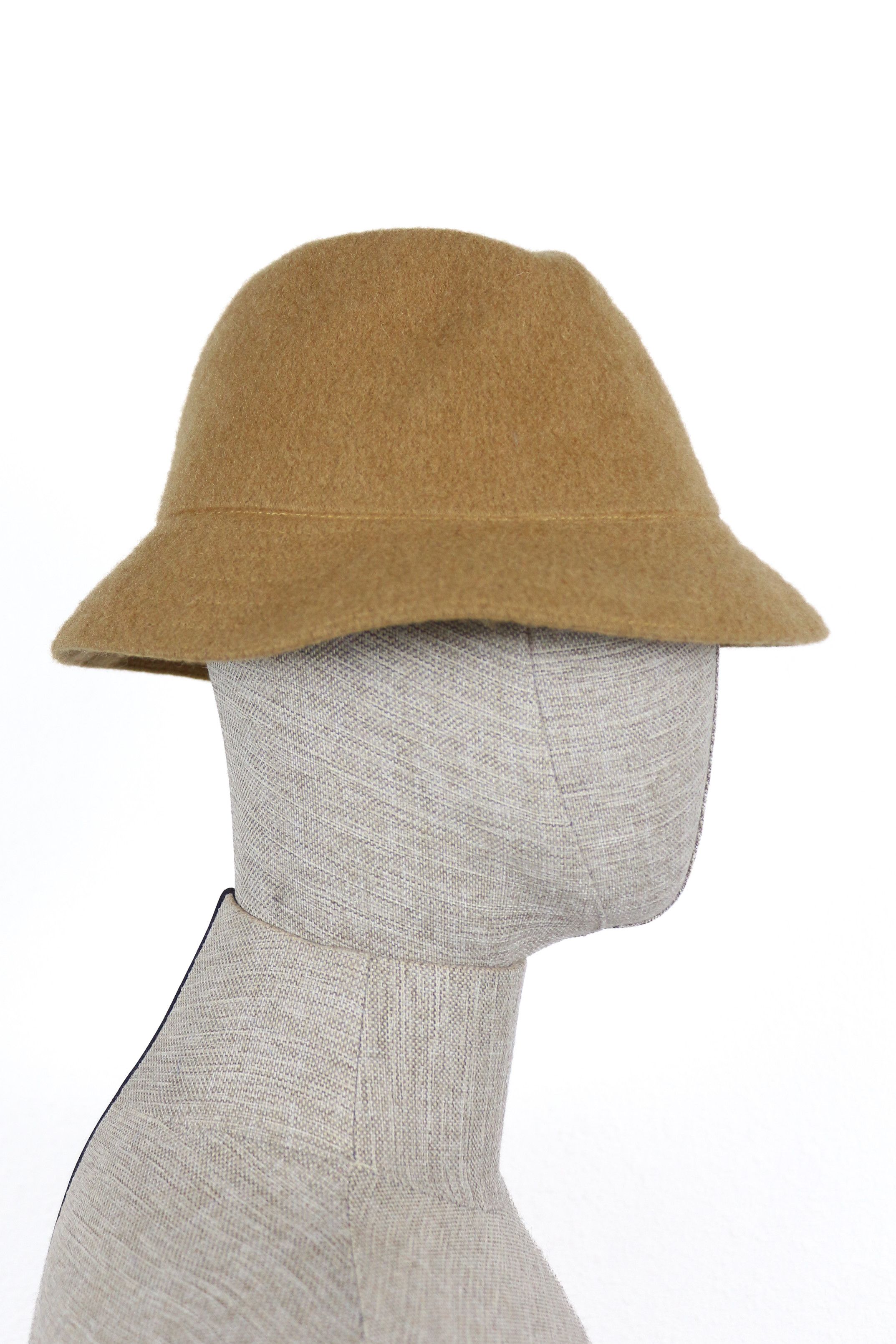 Kangol × Vintage Kangol Logo Beige Wool Bucket Hat NZ Size ONE SIZE - 2 Thumbnail