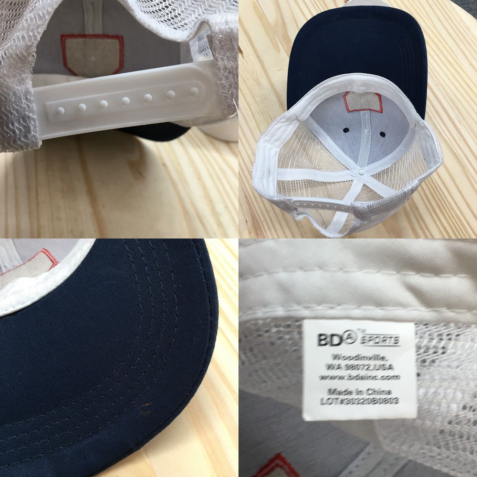 MLB BDA Sports MLB Network Trucker Hat Unisex Blue OSFA Curved Brim Embroidered Logo Hat Size ONE SIZE - 8 Thumbnail