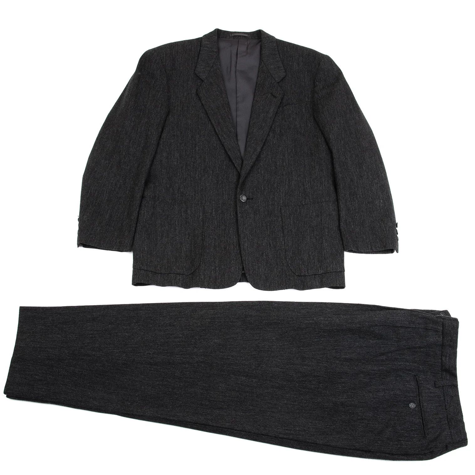 Issey Miyake Wool One-Button Jacket in Gray, Size M Size US M / EU 48-50 / 2 - 14 Thumbnail