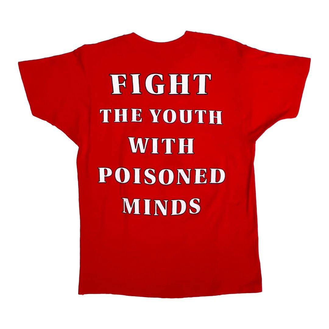 Band Tees × Vintage Fishbone 1991 90s Vintage F*ck Racism Band Tour T-Shirt Size US XL / EU 56 / 4 - 2 Thumbnail