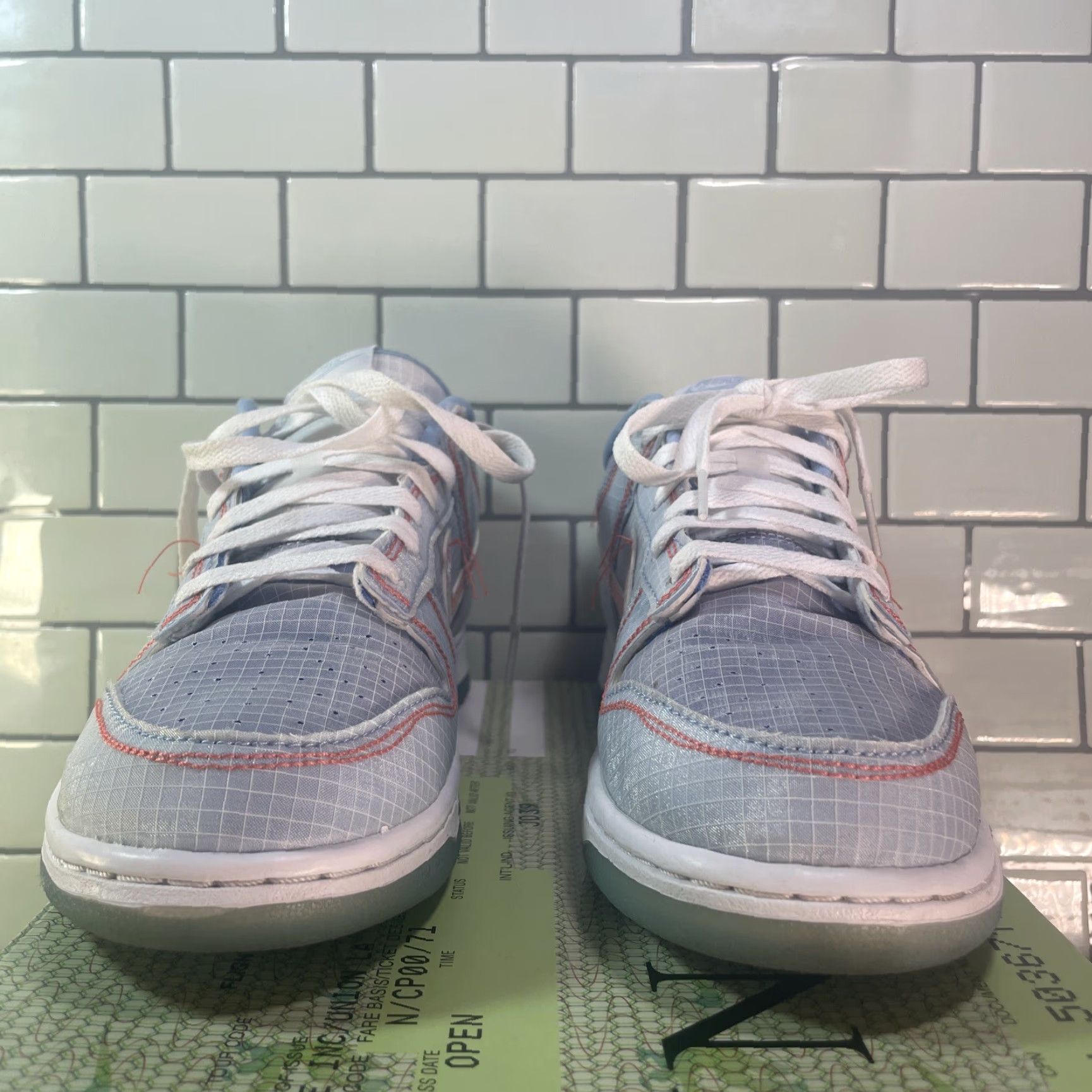 Nike Nike Dunk Low x Union LA Passport Pack Argon - 8.5M / 10W Men Sneakers Size US 9 / EU 42 - 3 Thumbnail