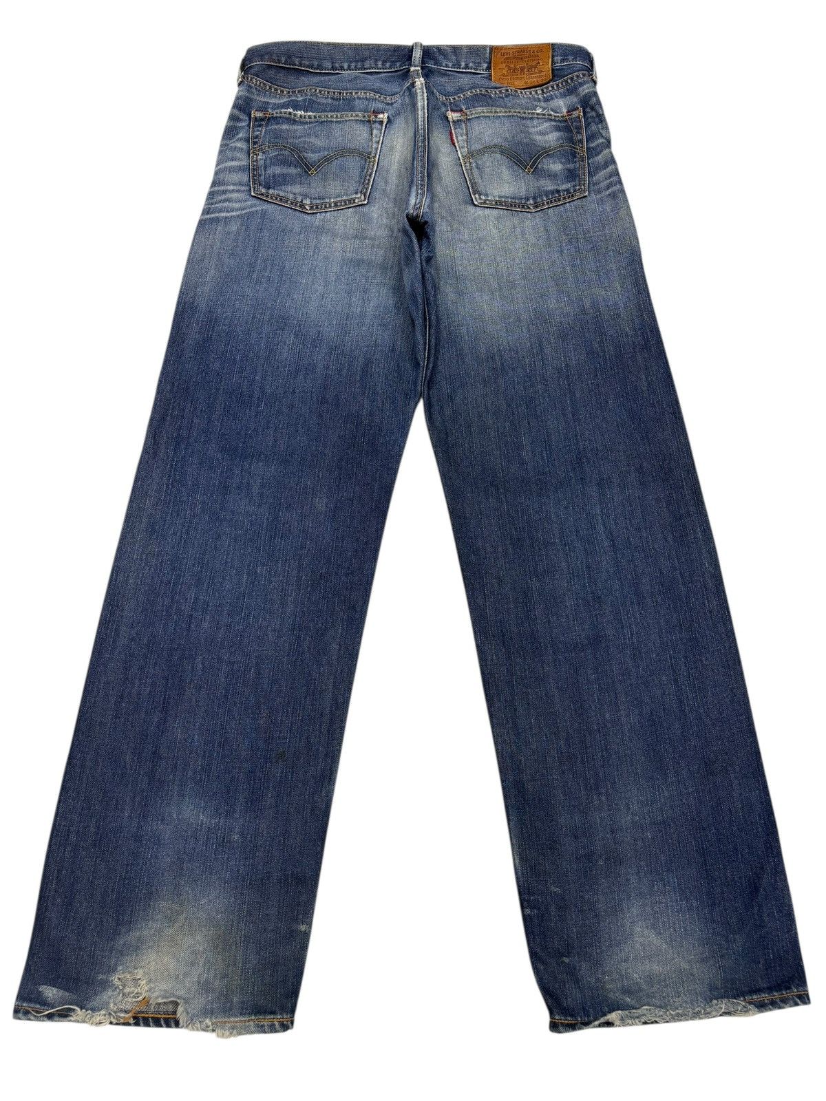 Kapital 💥BAGGY💥VTG LEVIS 703 BAGGY JEANS DISTRESSED DENIM LOOSE FIT Size US 36 / EU 52 - 2 Thumbnail
