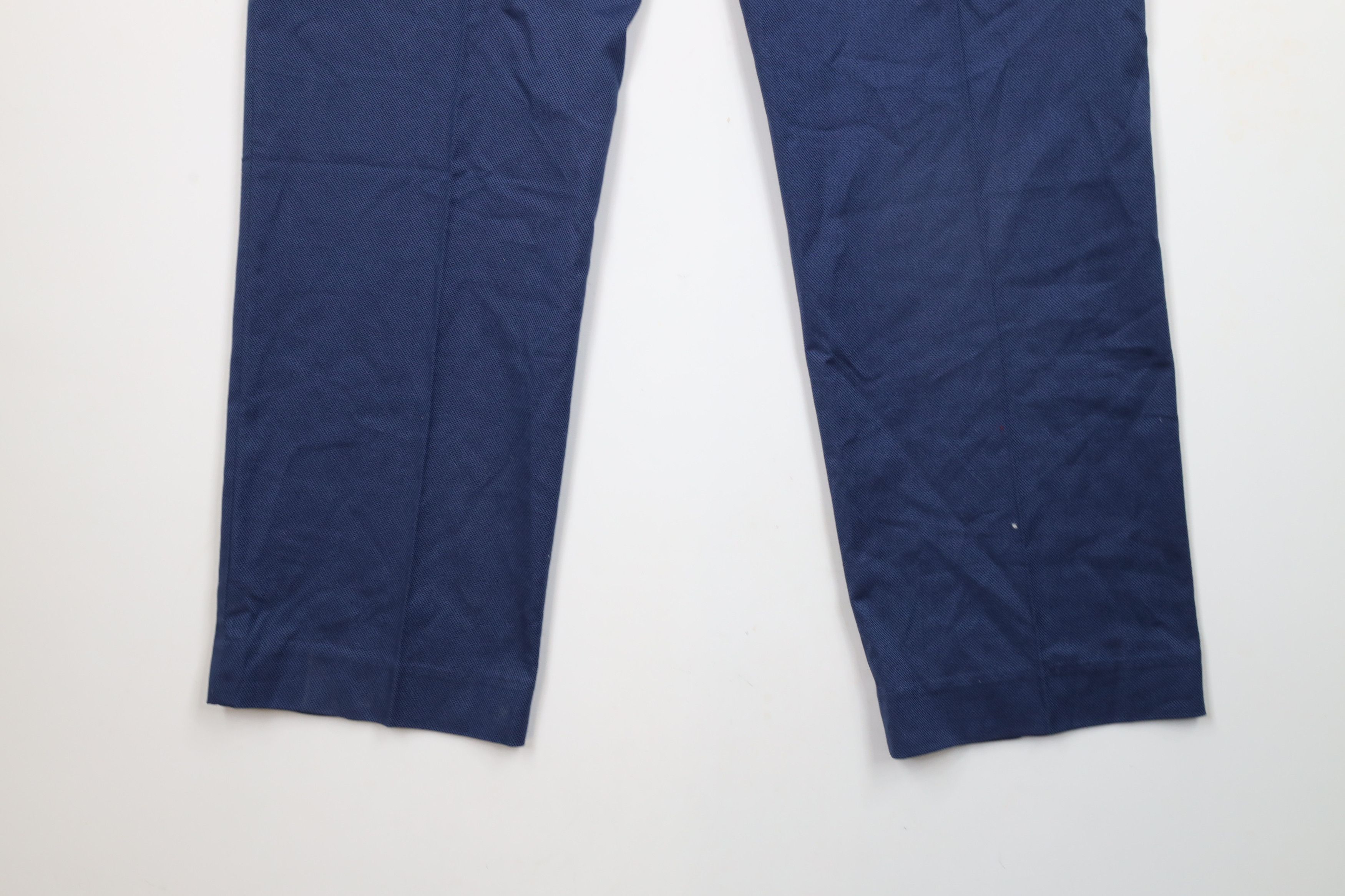 Express × Vintage New Express Producer Straight Leg Chino Pants Trousers Blue Size US 33 - 12 Thumbnail