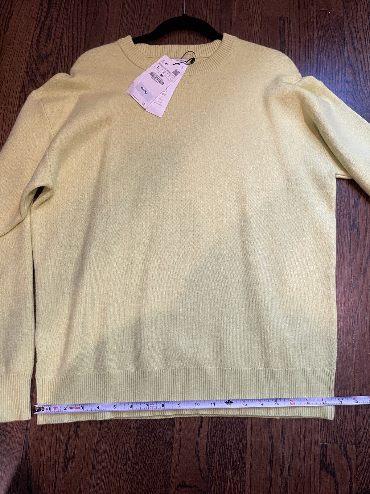 Zara Zara yellow sweater brand new size large Size US L / EU 52-54 / 3 - 5 Thumbnail