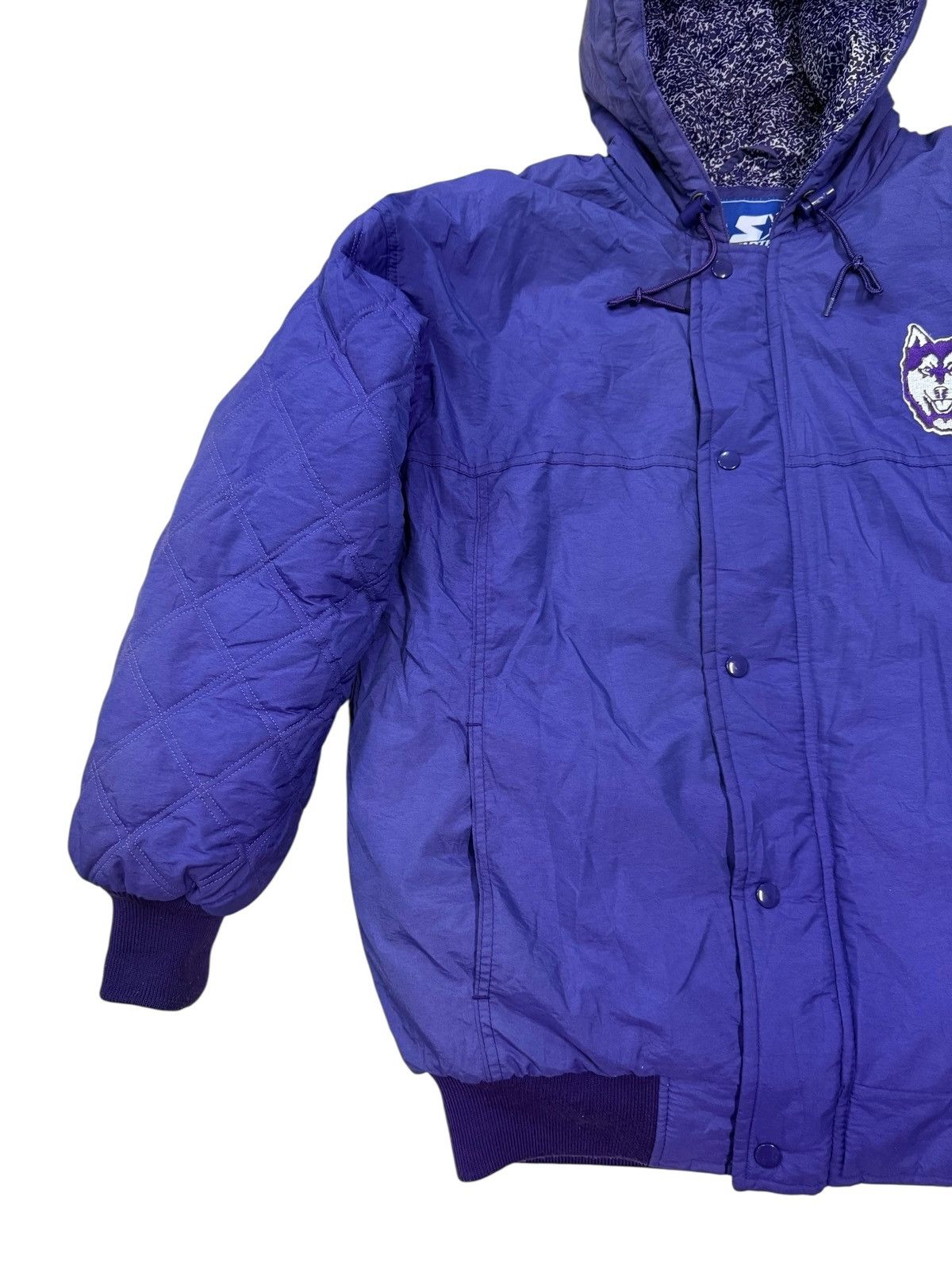 Kanto Starter RARE VINTAGE 90s STARTER HUSKIES PUFFER JACKET Size US XL / EU 56 / 4 - 8 Thumbnail