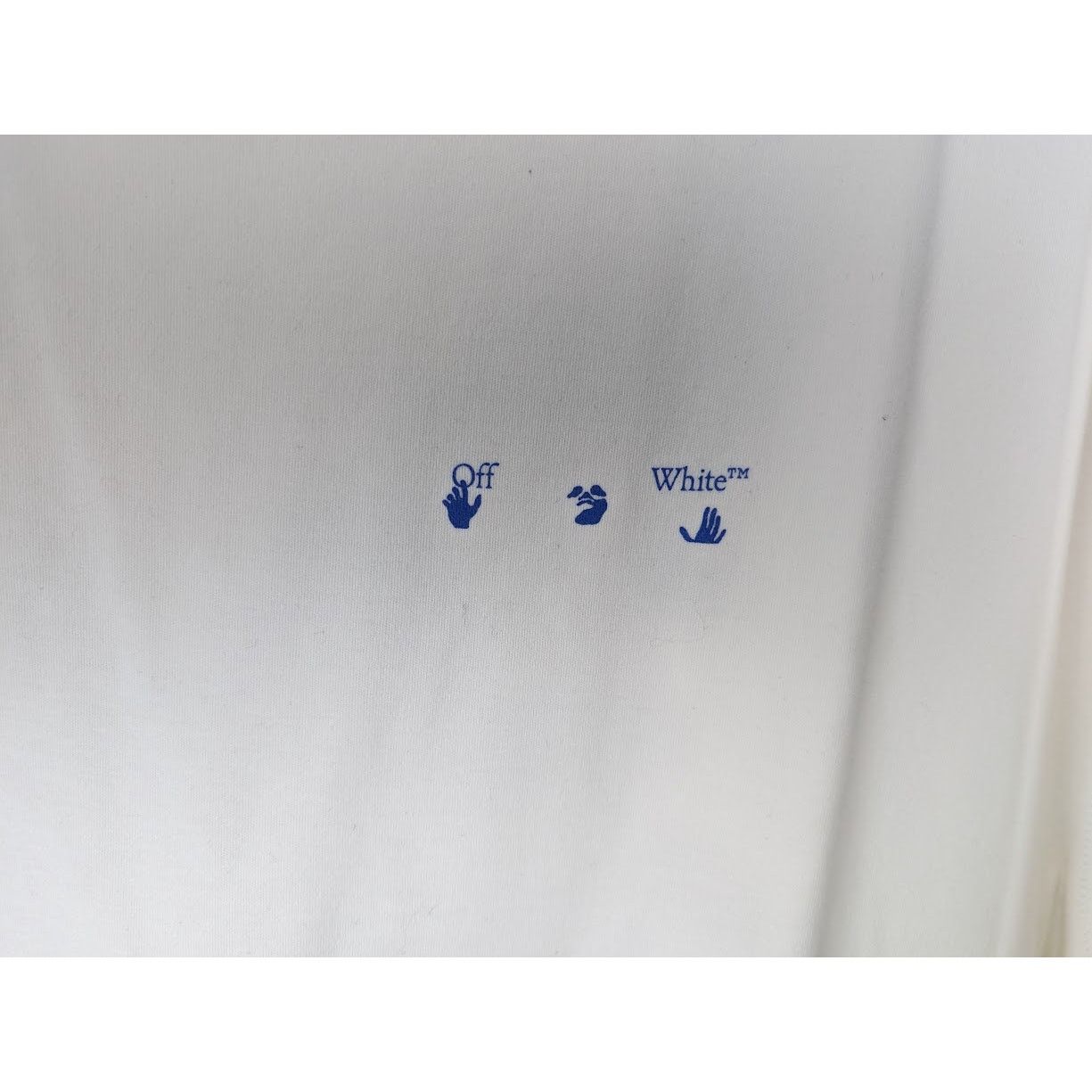 Off-White o1rshd1 Flowers Arrows Reg Tee Shirt in White/Blue Size US XXL / EU 58 / 5 - 5 Thumbnail