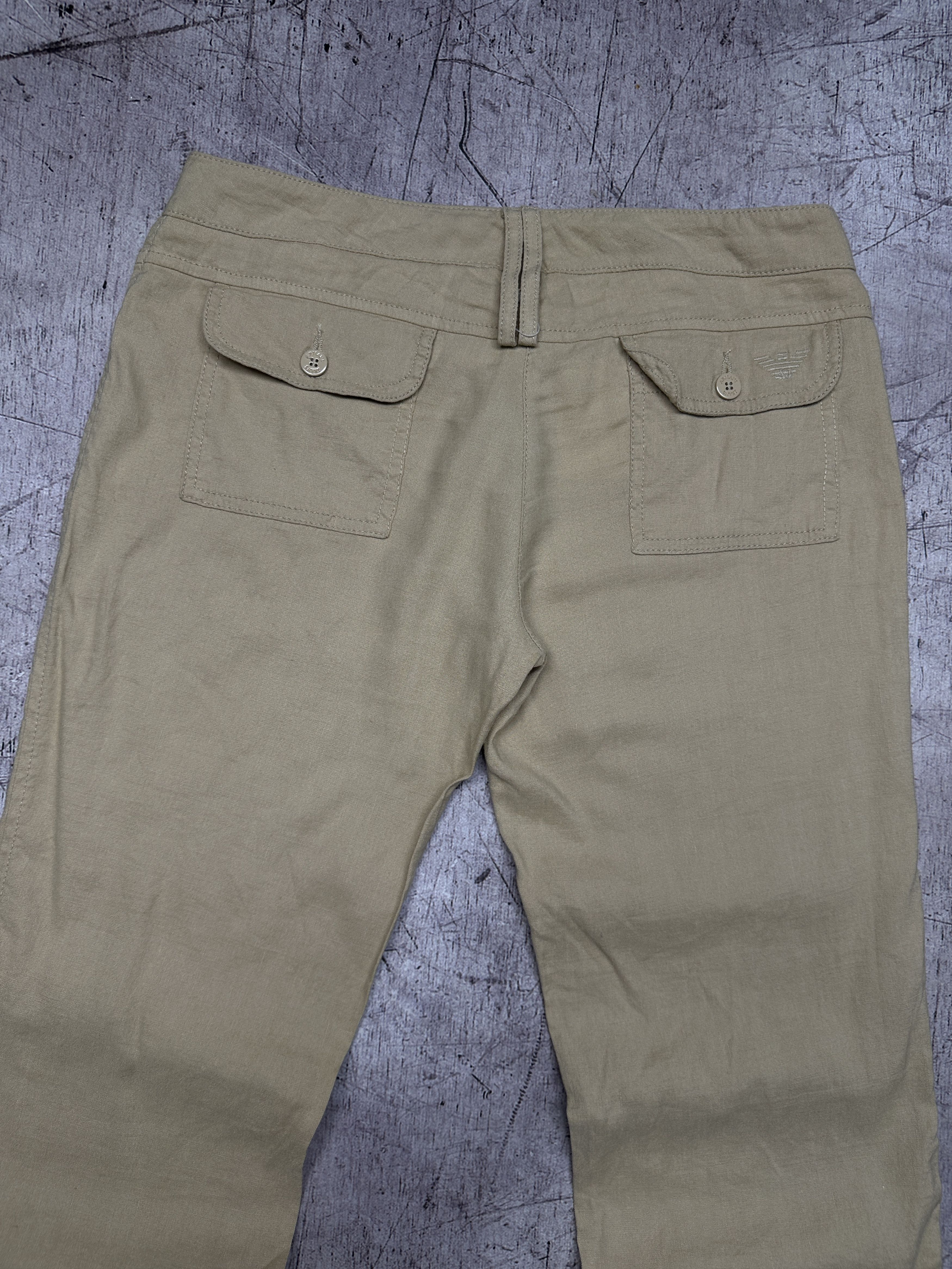 Armani Armani Jeans Womens Linen Pants Size 28" / US 6 / IT 42 - 11 Thumbnail
