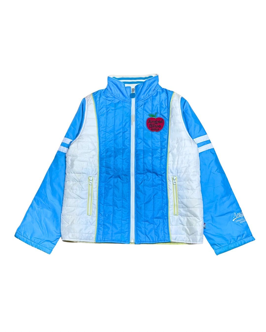 Angel Blue Angel Blue Japan Apple Patch Quilted Track Jacket Cyber Y2K Size M / US 6-8 / IT 42-44 - 2 Thumbnail