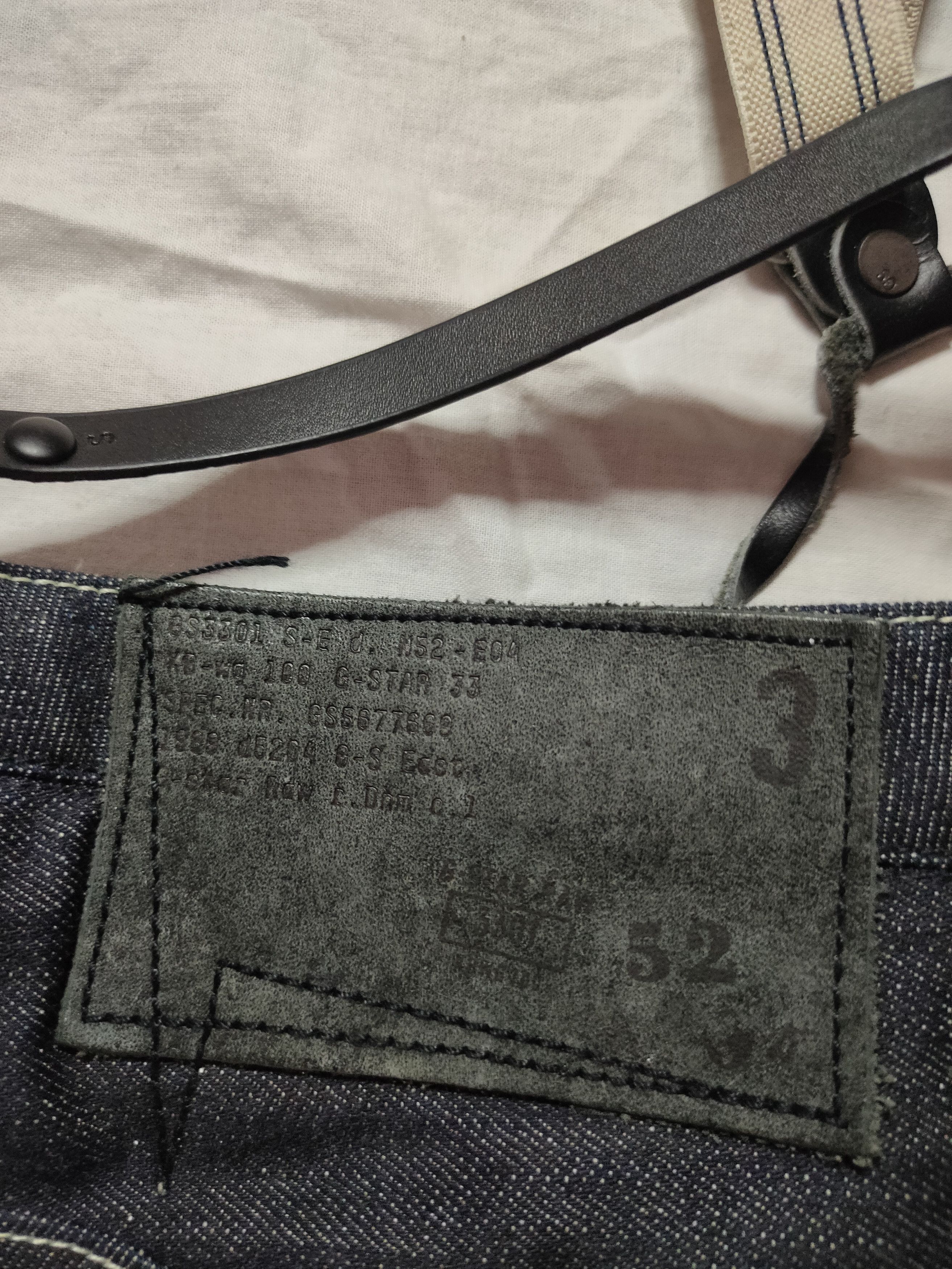G-Star × Vintage ‼️ Vintage y2k G Star Raw Denim Navy Shorts Cargo Size US 33 - 3 Thumbnail