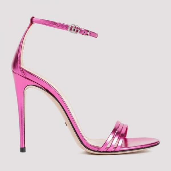 o1s1wg110125 Metallic Sandals in Pink