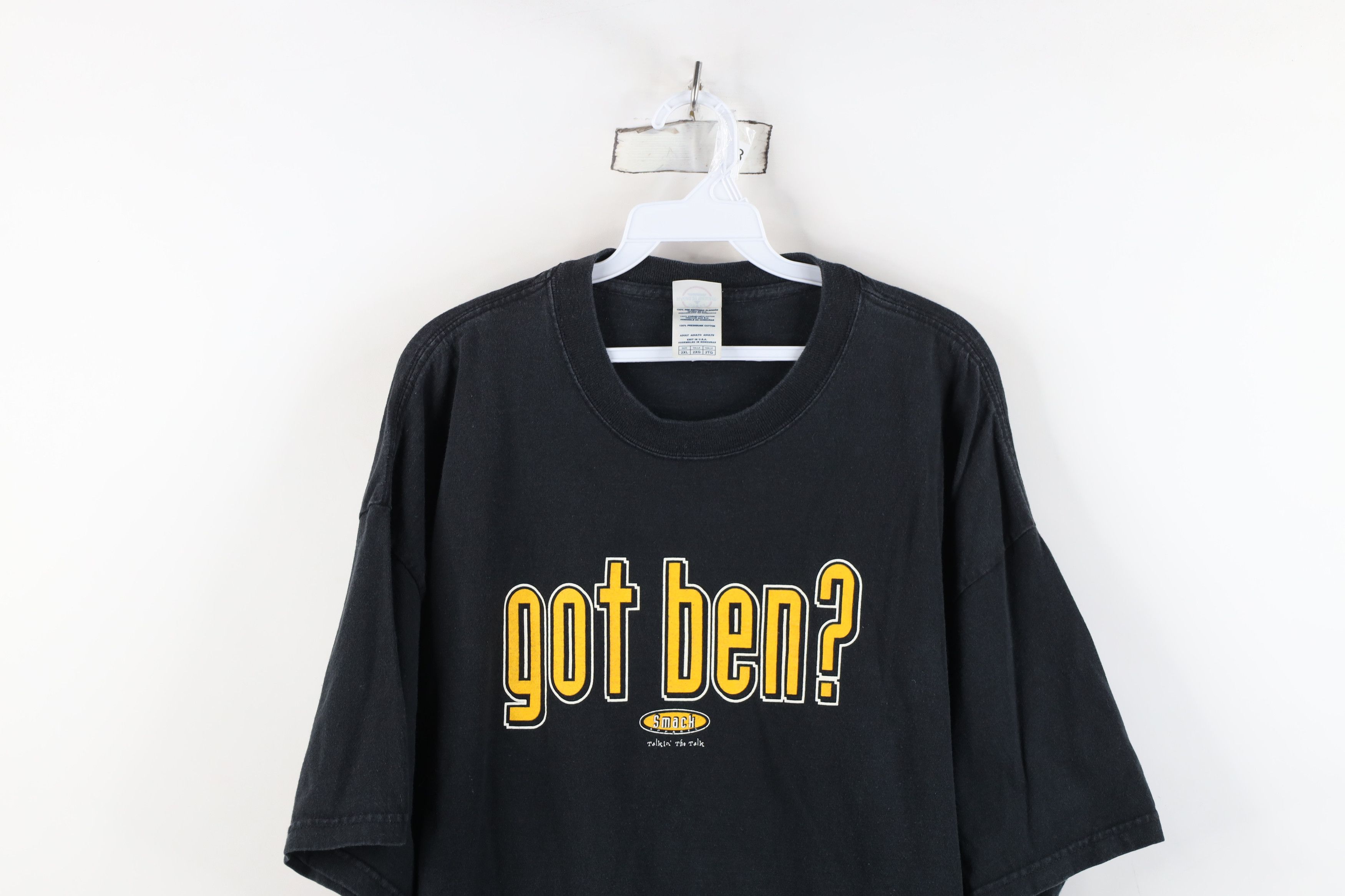 Vintage Vintage Roethlisberger Pittsburgh Steelers Football T-Shirt Size US XXL / EU 58 / 5 - 2 Thumbnail
