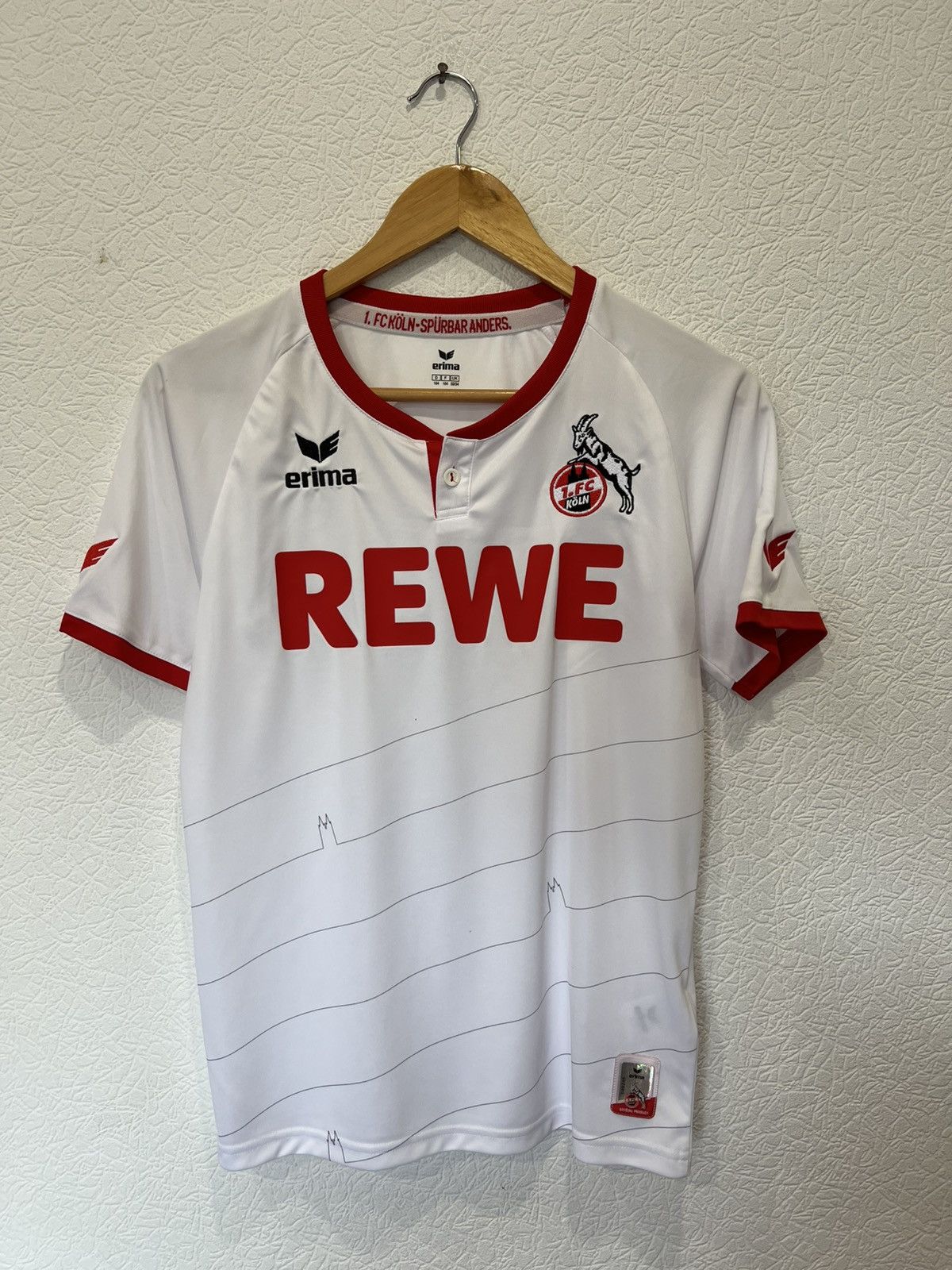 Erima FC Koln Erima 2015/2016 Home Kit Soccer Jersey Football Size US XS / EU 42 / 0 - 1 Thumbnail