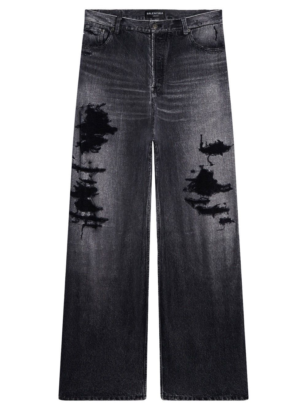 Balenciaga Balenciaga Trompe L’oeil Baggy Jeans Pants Size US 30 / EU 46 - 1 Thumbnail