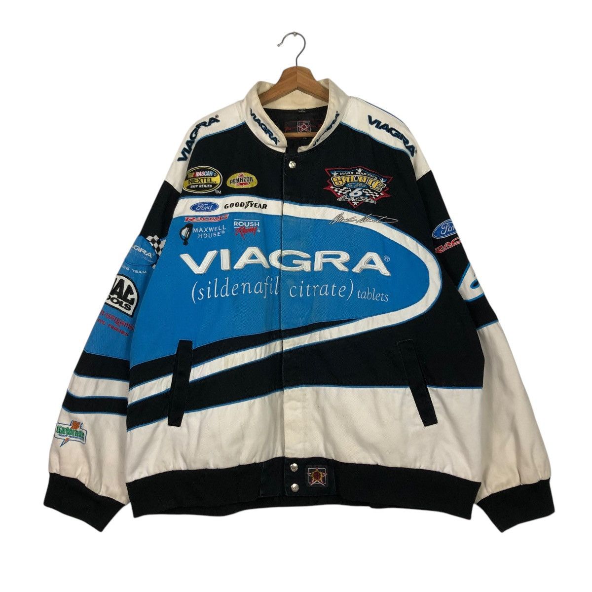 Jeff Hamilton 🔥JEFF HAMILTON OG MARK MARTIN’S VIAGRA KNICKS JACKET Size US XXL / EU 58 / 5 - 3 Thumbnail