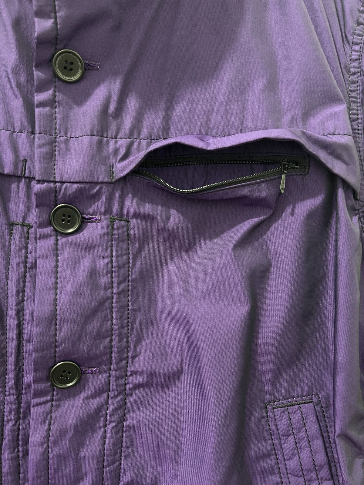Issey Miyake Issey Miyake - S/S17 Stand Collar Blouson Jacket Size US L / EU 52-54 / 3 - 4 Thumbnail