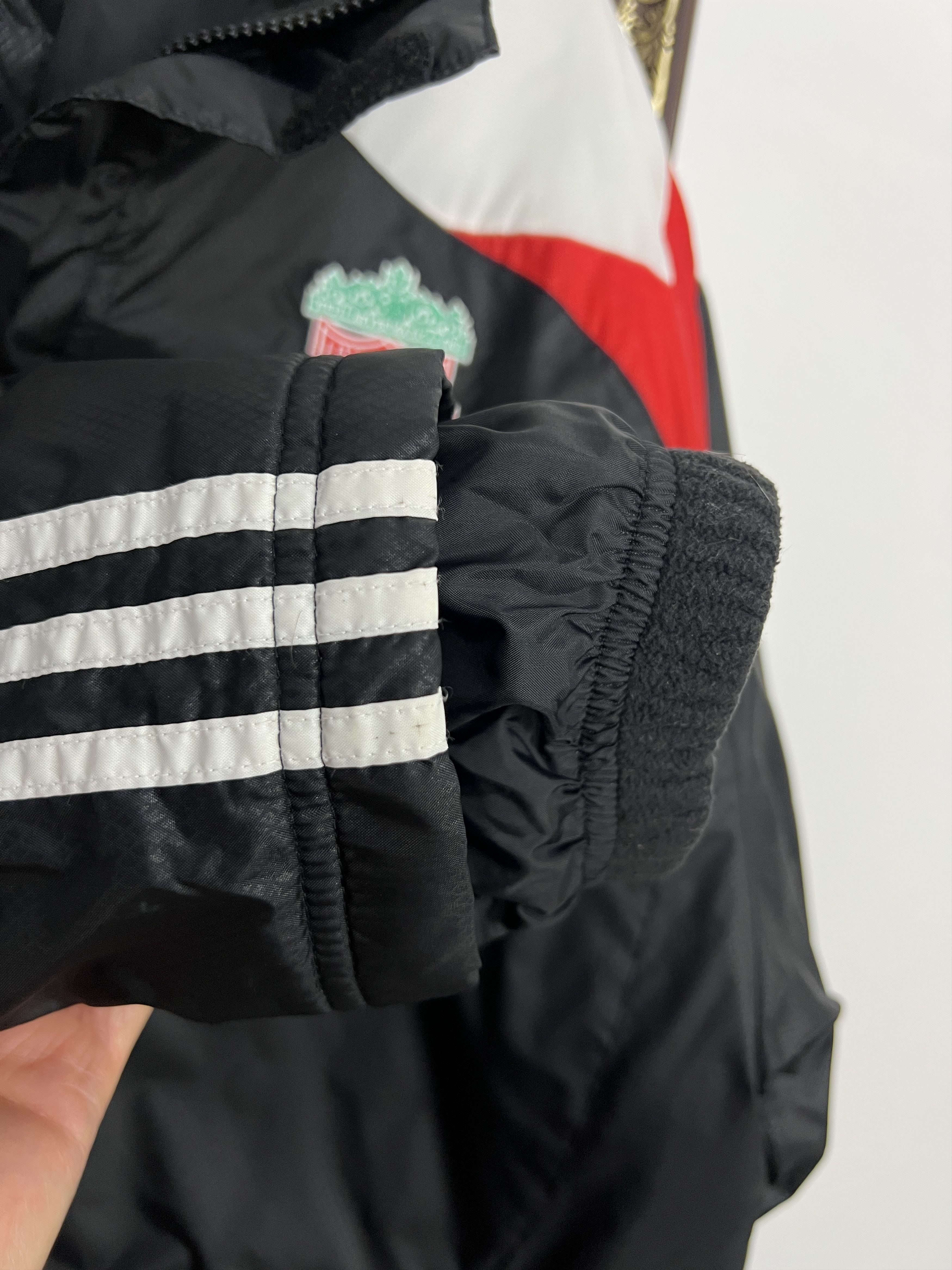 Vintage Adidas Liverpool Football Warm Jacket Soccer Bomber