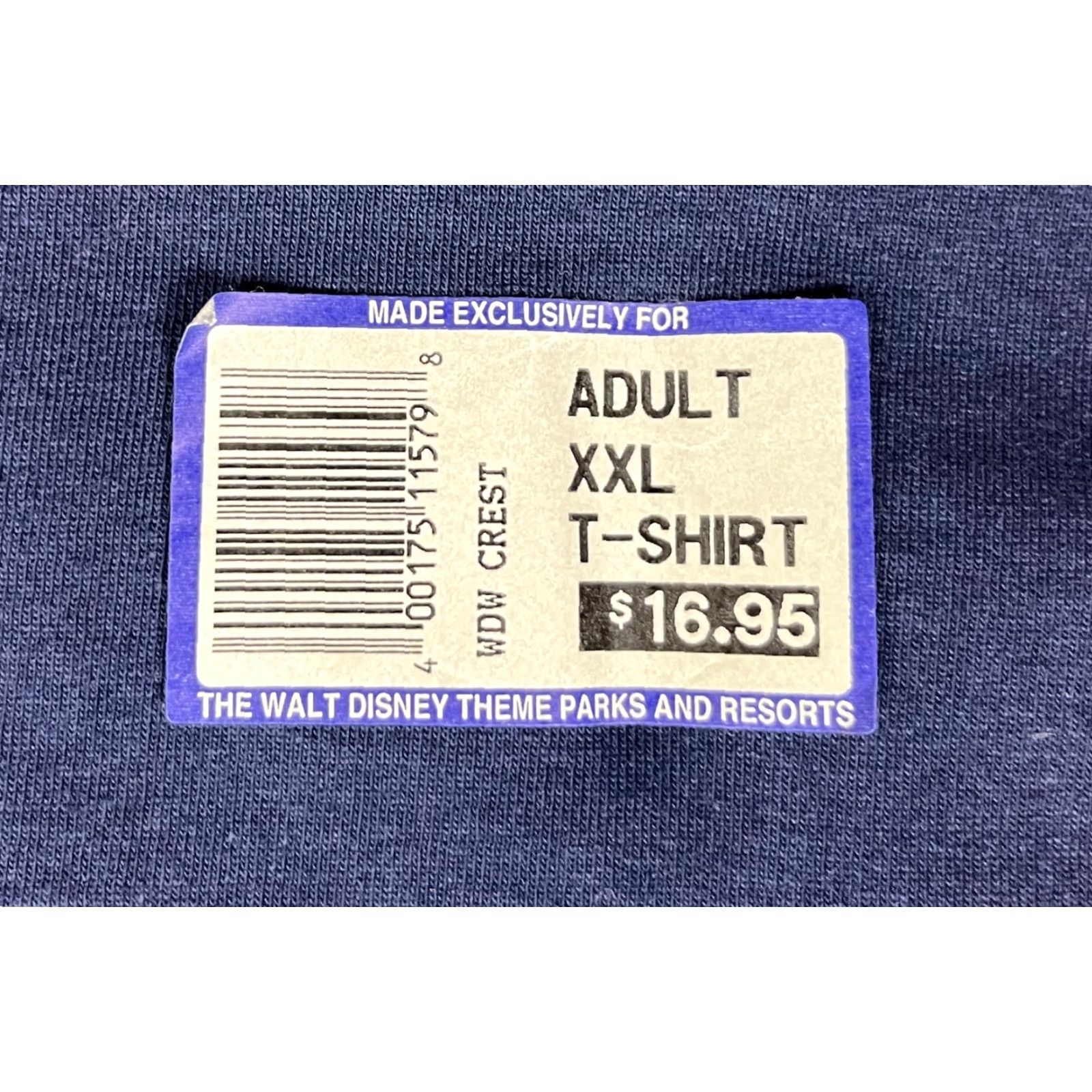 Vintage VINTAGE Disney Designs Mickey Mouse T-Shirt Men 2XL Blue Cotton NOS 1990s 90s Disney World Graphic Print Crew Neck Short Sleeve Crew Neck Shirt Size US XXL / EU 58 / 5 - 4 Thumbnail