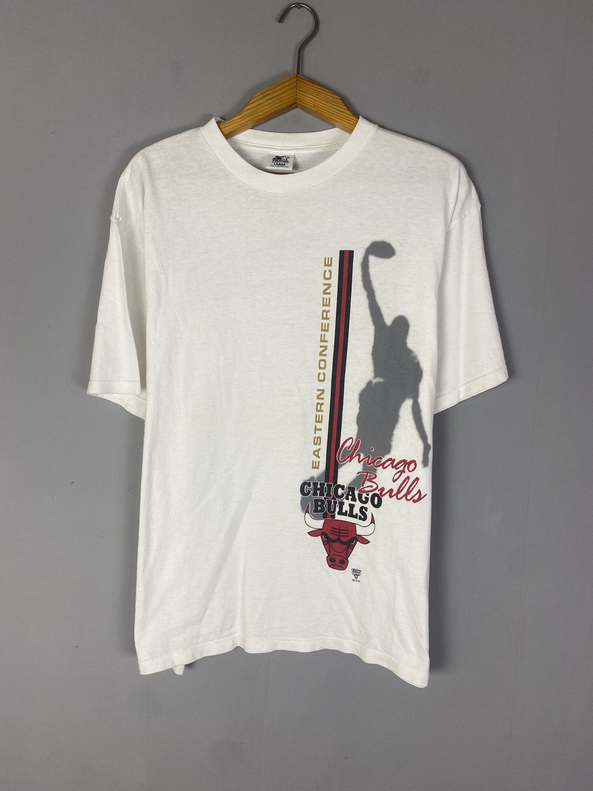 NBA Vintage starter Chicago bulls tee T-shirt USA Size US L / EU 52-54 / 3 - 1 Thumbnail