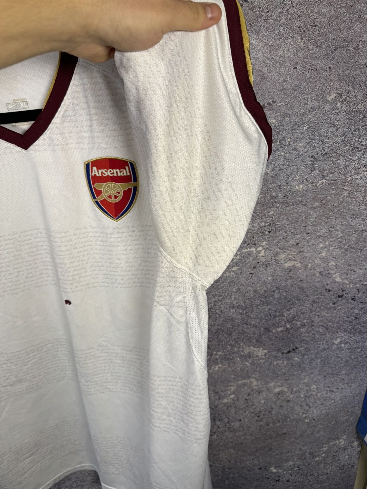 Nike × Vintage Vintage Arsenal 2007/08 Away Nike Soccer Jersey Blokcore XL Size US XL / EU 56 / 4 - 12 Thumbnail