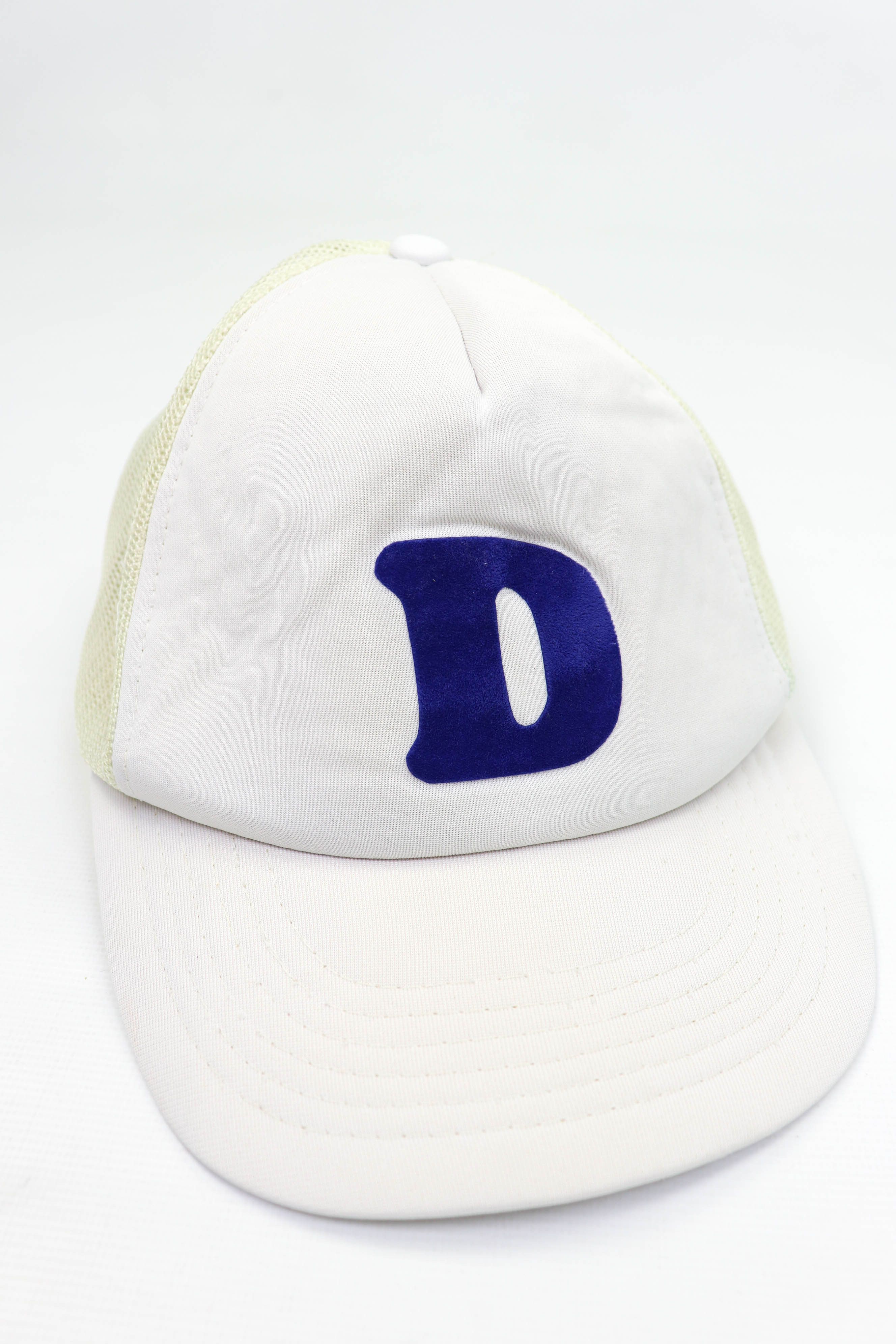 Vintage Vintage D Logo White Trucker Cap Hat Made in Korea Size ONE SIZE - 10 Thumbnail