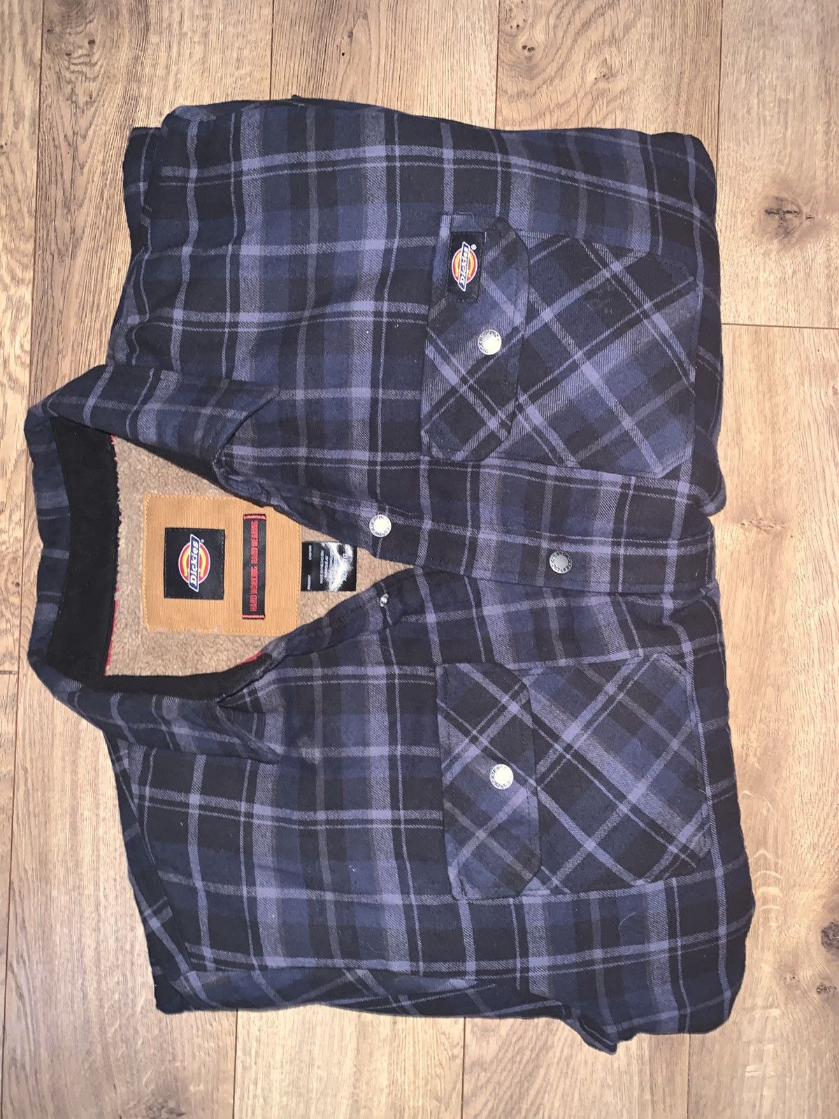Dickies Blue Flanel Size US XL / EU 56 / 4 - 4 Thumbnail