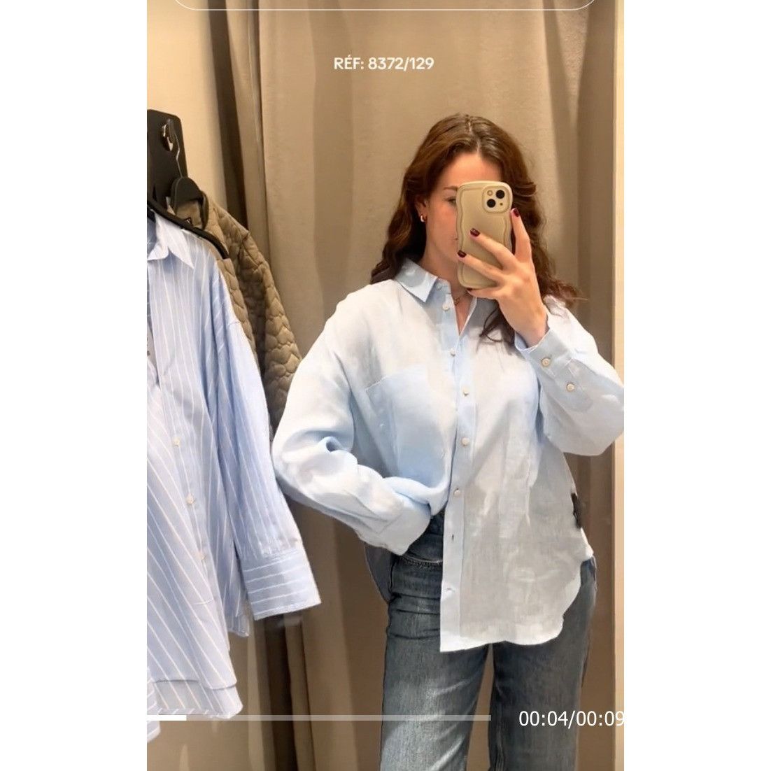 Zara ZARA BNWT 100% LINEN BASIC COLLARED SHIRT ALL SIZES REF. Sky Size S / US 4 / IT 40 - 4 Thumbnail