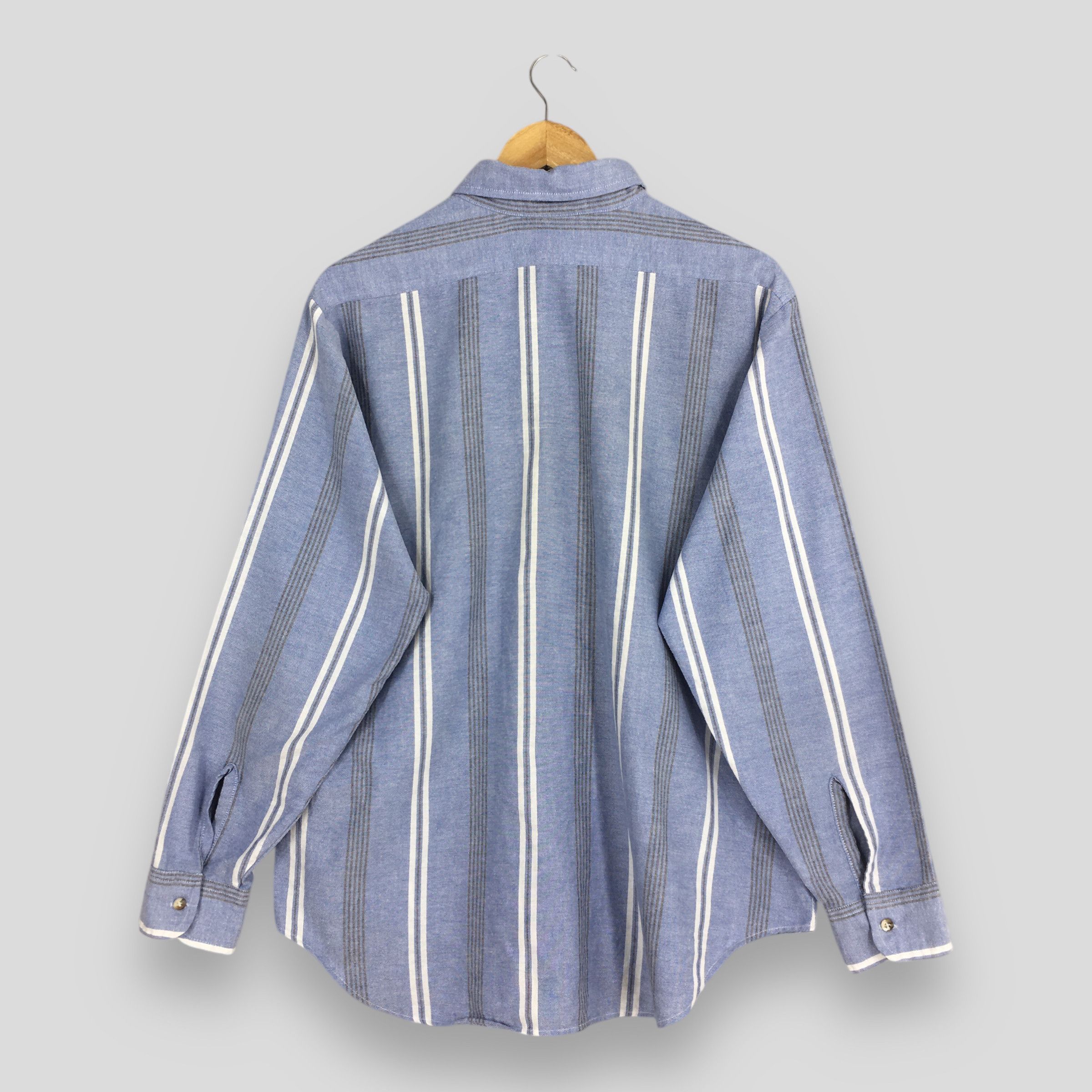Lee Vintage 1990s Lee Made In Usa Vertical Striped Size US L / EU 52-54 / 3 - 7 Thumbnail