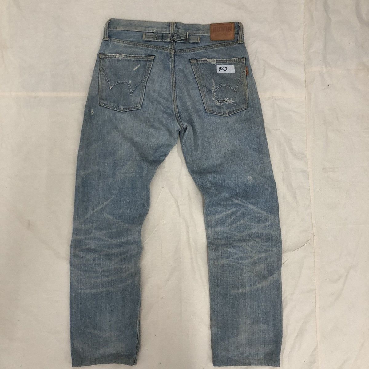 Edwin × Japanese Brand EDWIN 505ZX SELVEDGE DENIM Size US 33 - 6 Thumbnail