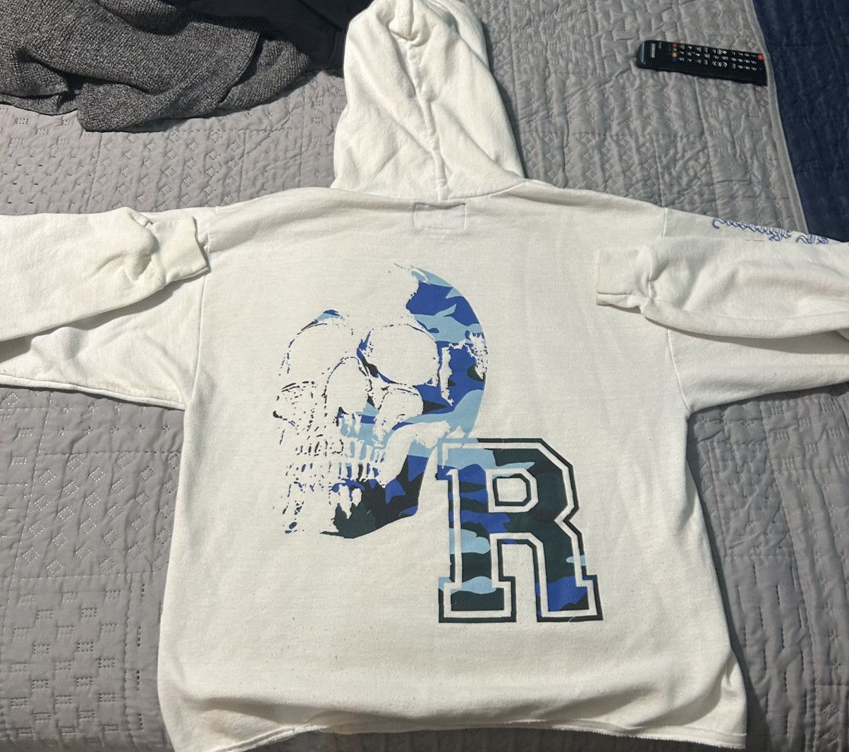 Revenge Blue Camo White Revenge Hoodie Grailed