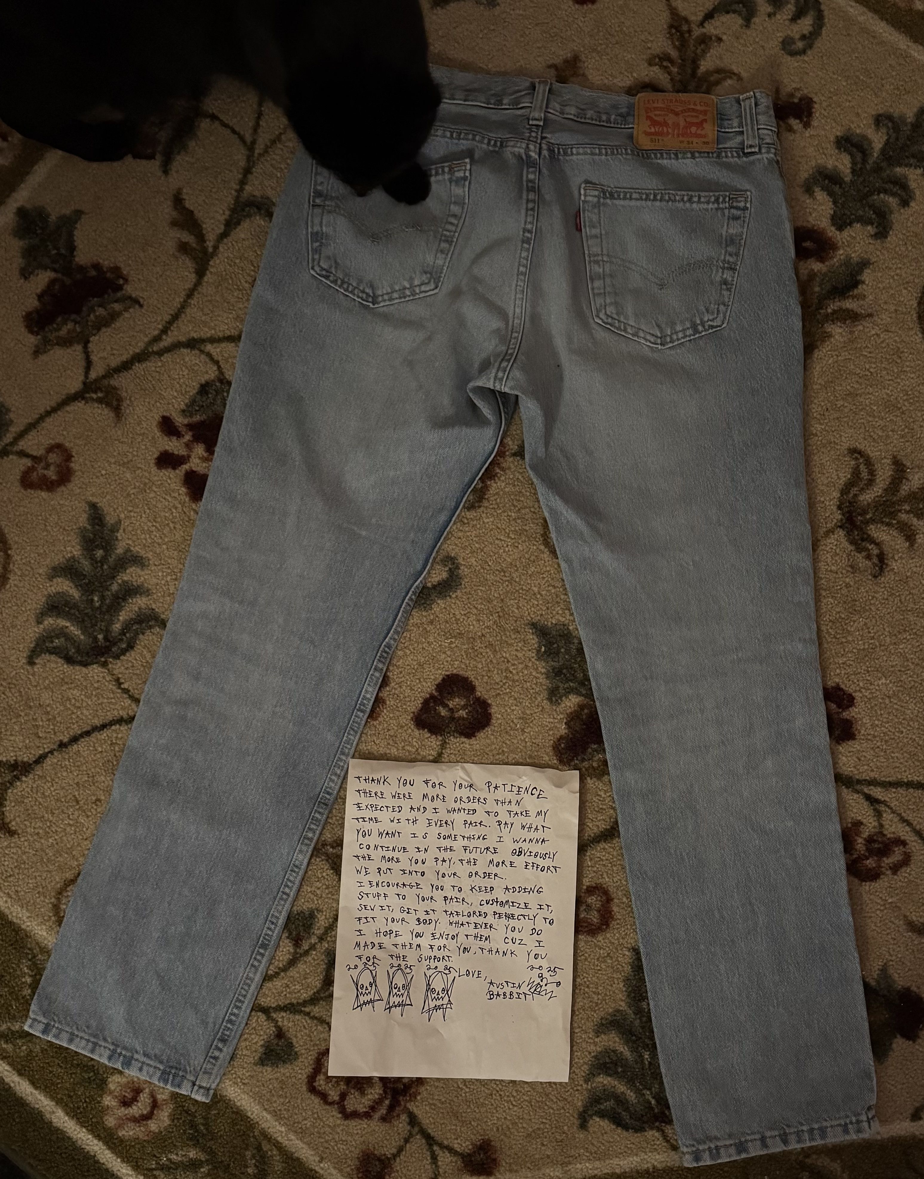 Asspizza ASSPIZZA Pay What You Want Denim ($50) Size US 34 / EU 50 - 3 Thumbnail