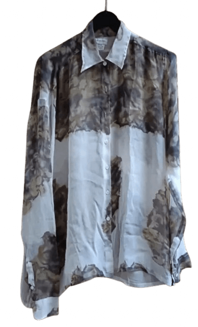 Dries Van Noten Dries Van Noten Silk Shirt Top Blouse Graphic Printed EX0239 Size M / US 6-8 / IT 42-44 - 6 Thumbnail