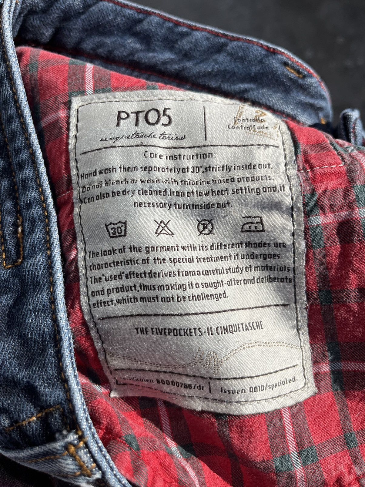 PT Torino Pt05 Denim jeans Size US 31 - 5 Thumbnail