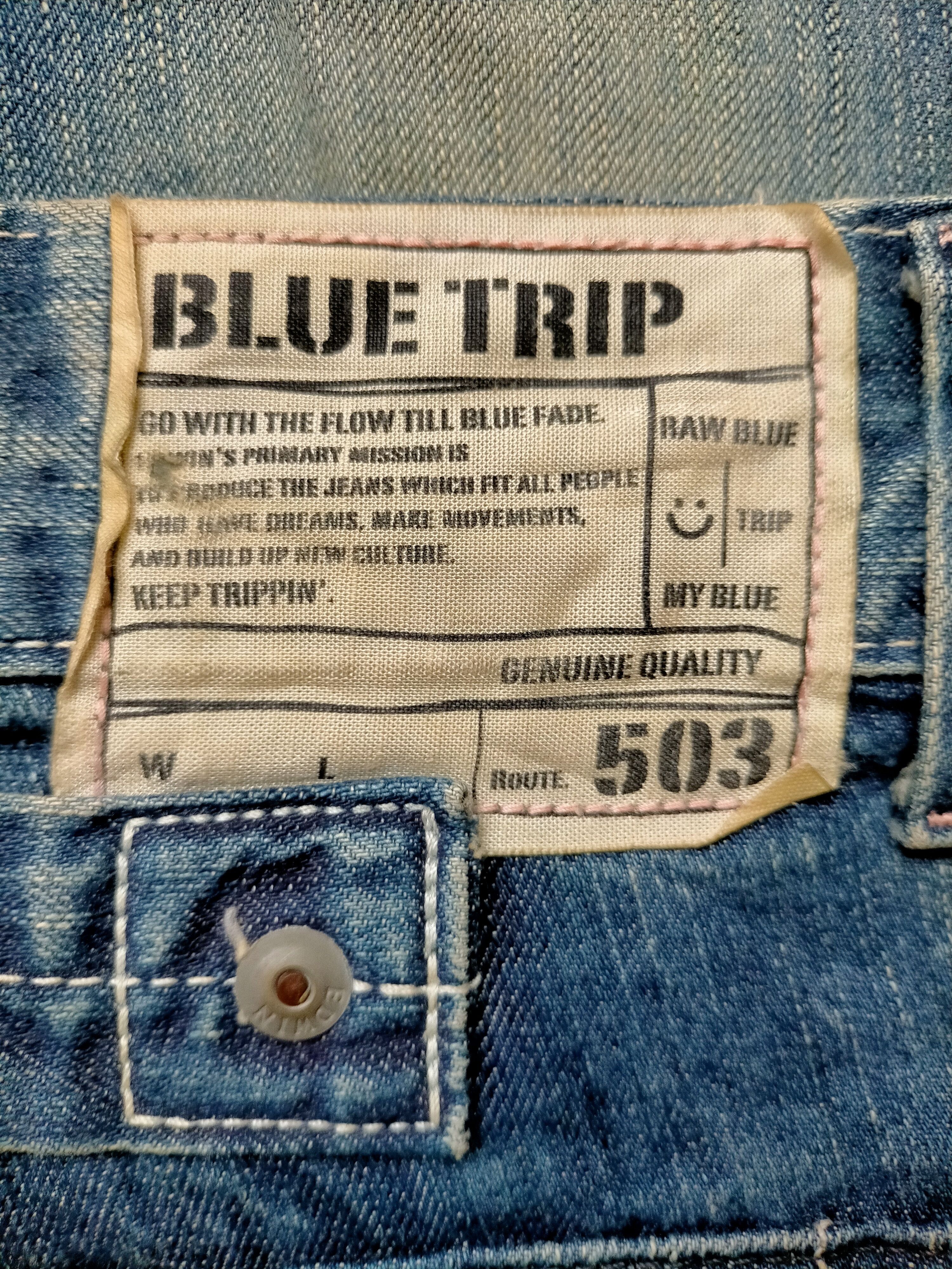 Edwin Flare Jeans Edwin 503 Blue Trip Low rise Denim Size US 30 / EU 46 - 17 Thumbnail