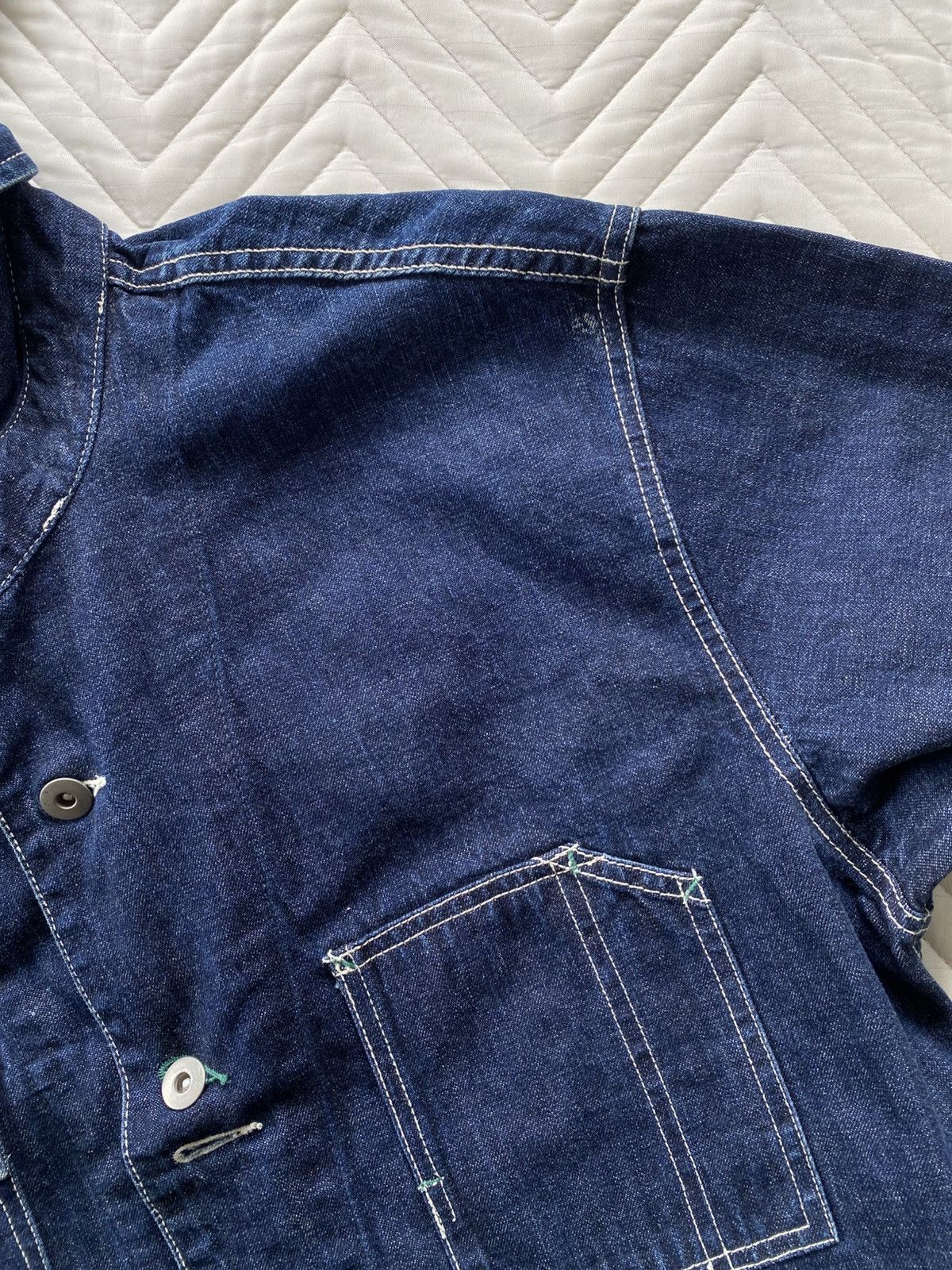 Ben Davis × Japanese Brand Ben Davis Chore Denim Jacket Size US L / EU 52-54 / 3 - 13 Thumbnail