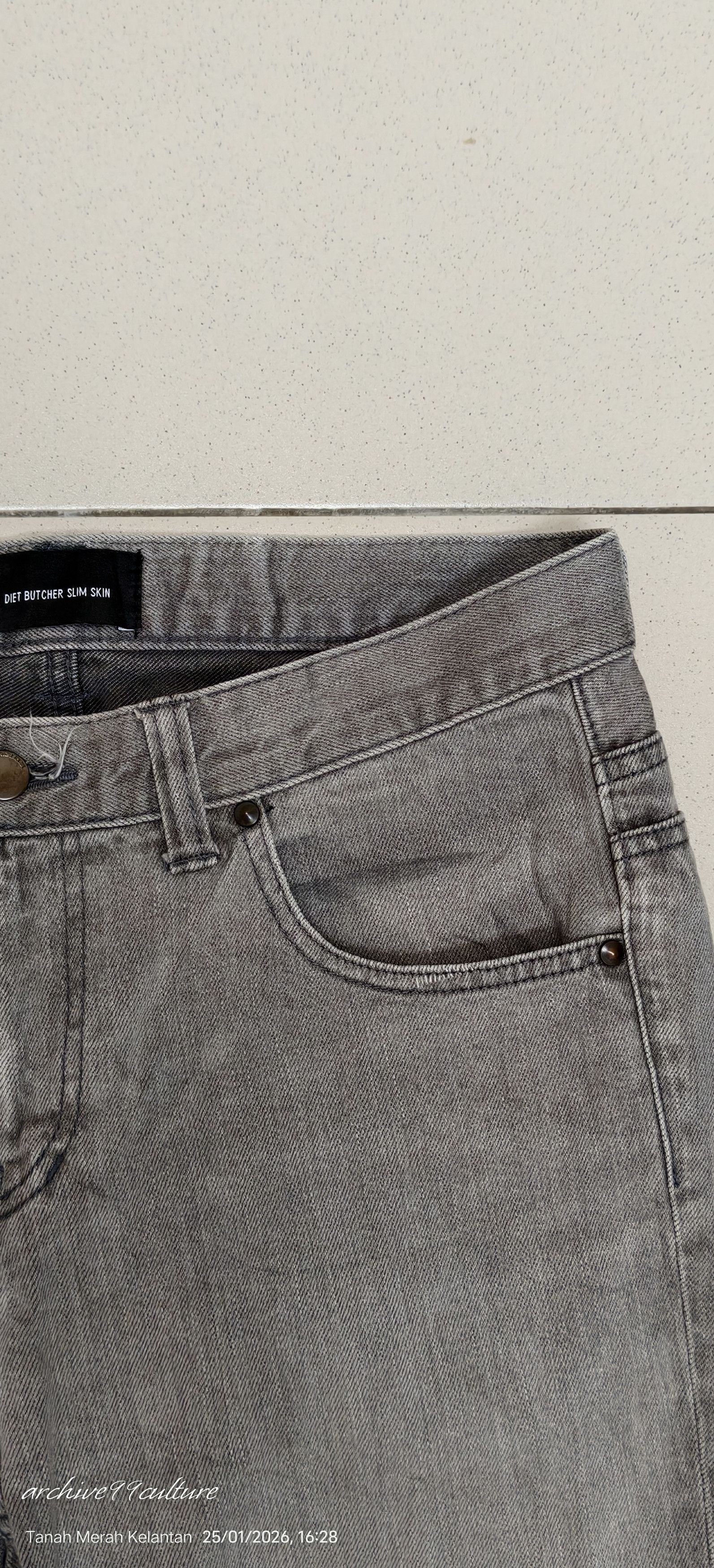 Diet Butcher Slim Skin AW2013 DIET BUTCHER SLIM SKIN Classic Grey Skinny Jeans Size US 32 / EU 48 - 9 Thumbnail