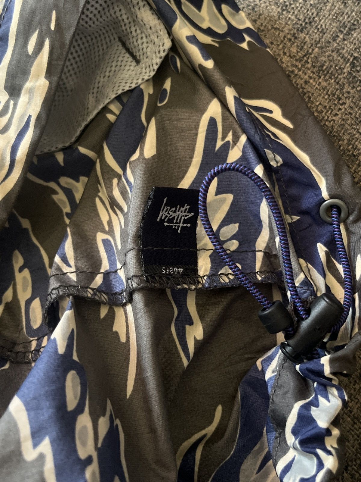 Stussy 2000s stussy tiger camo light jacket nylon/polyster Size US M / EU 48-50 / 2 - 7 Thumbnail