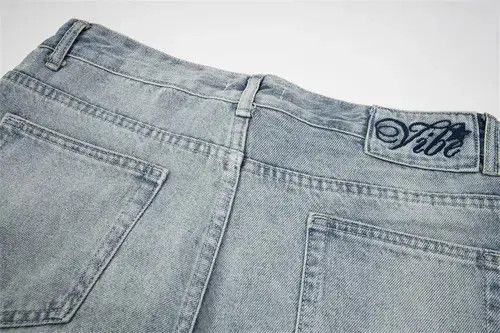 Jean Men's punk street gradient washed straight jeans y2k Size US 32 / EU 48 - 5 Thumbnail