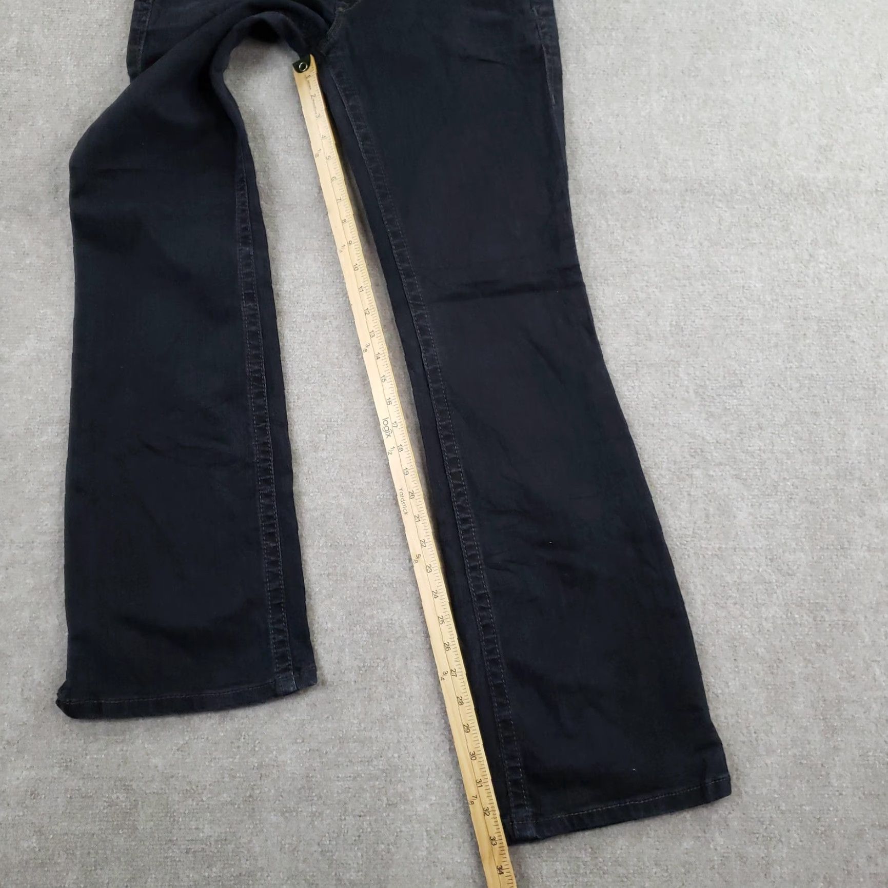 Ariat Ariat Jeans Womens 29R Black REAL Denim Bootcut Western Embellished Stretch Size 29" - 2 Thumbnail