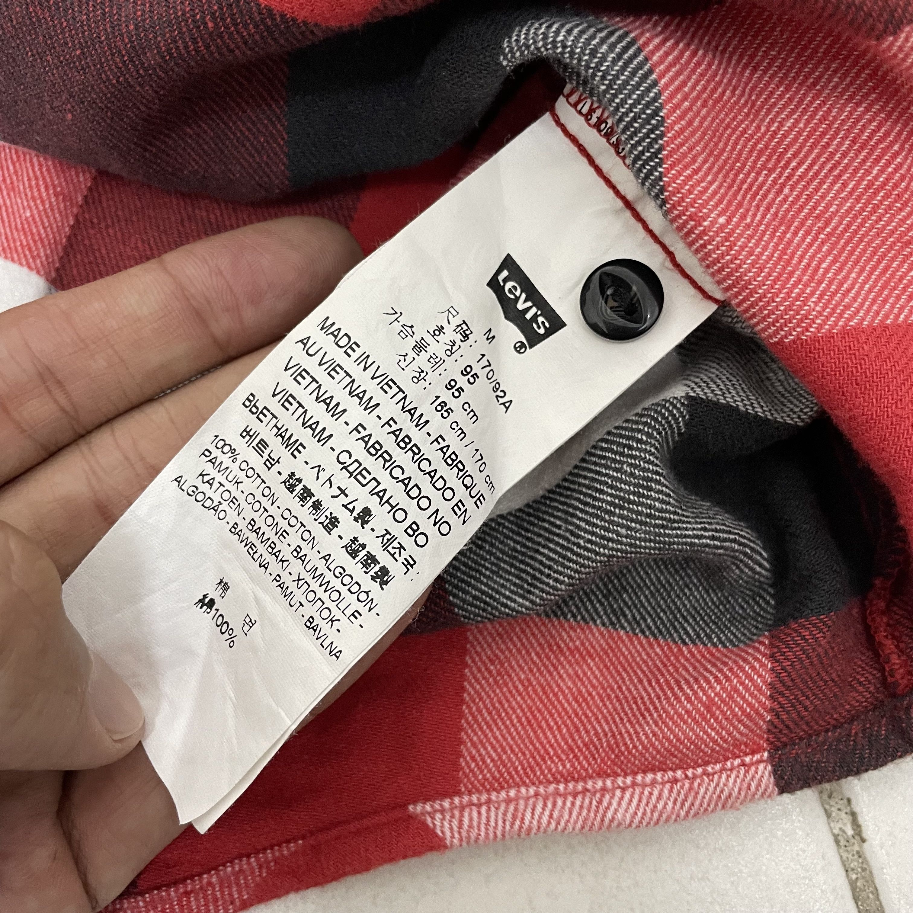 LVC × Levi's × Levi's Vintage Clothing ⭐️SALE⭐️ [M] LEVIS LEVI STRAUSS LEVI'S LVC FLANNEL SHIRT Size US M / EU 48-50 / 2 - 7 Thumbnail