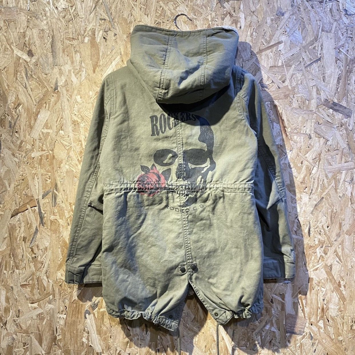 Japanese Brand × Vintage Vintage Rodeo Crowns “Rockers Skull” Military Jacket Size US M / EU 48-50 / 2 - 1 Thumbnail