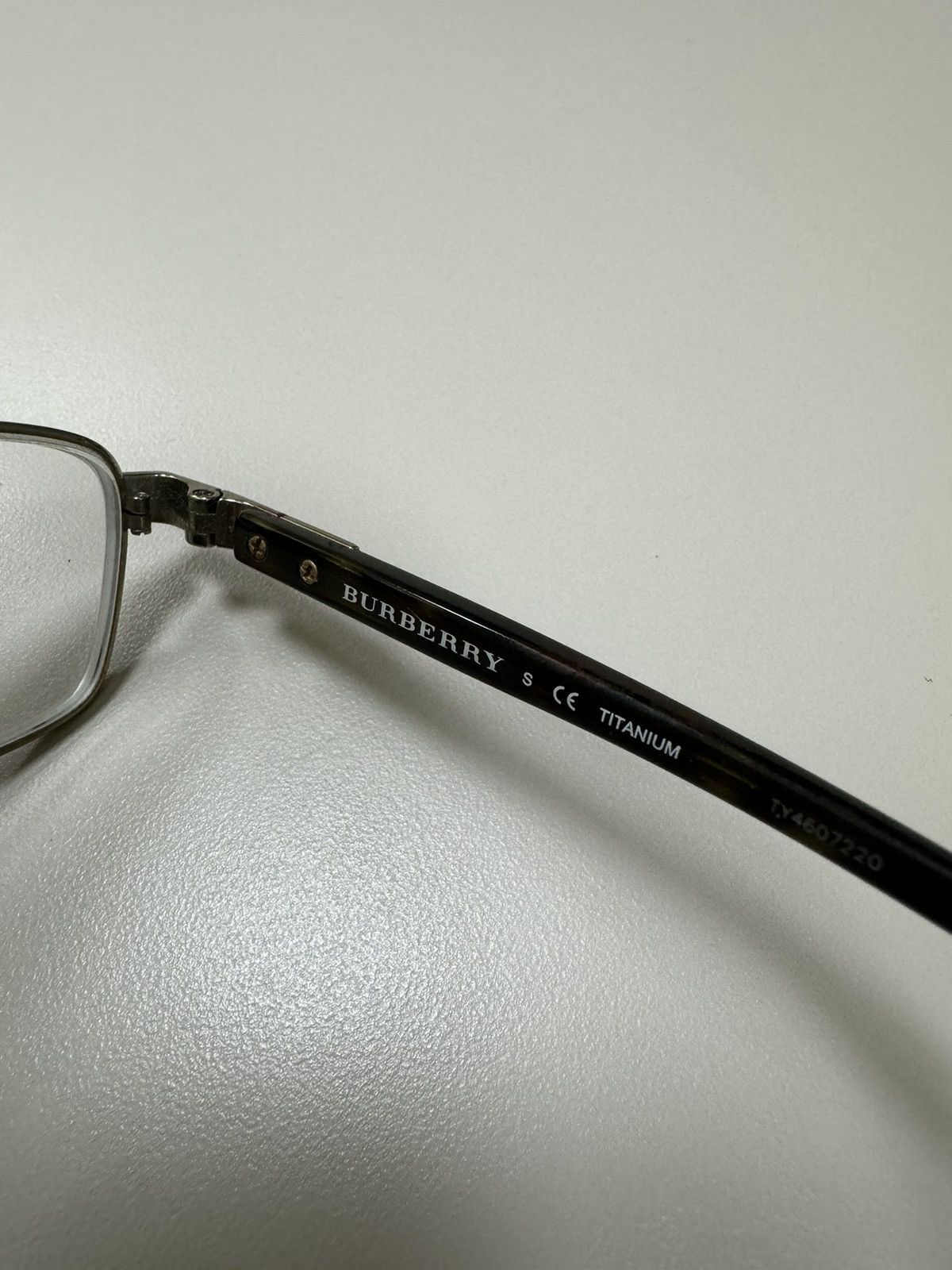 Burberry Burberry Titanium Glasses Size ONE SIZE - 7 Thumbnail