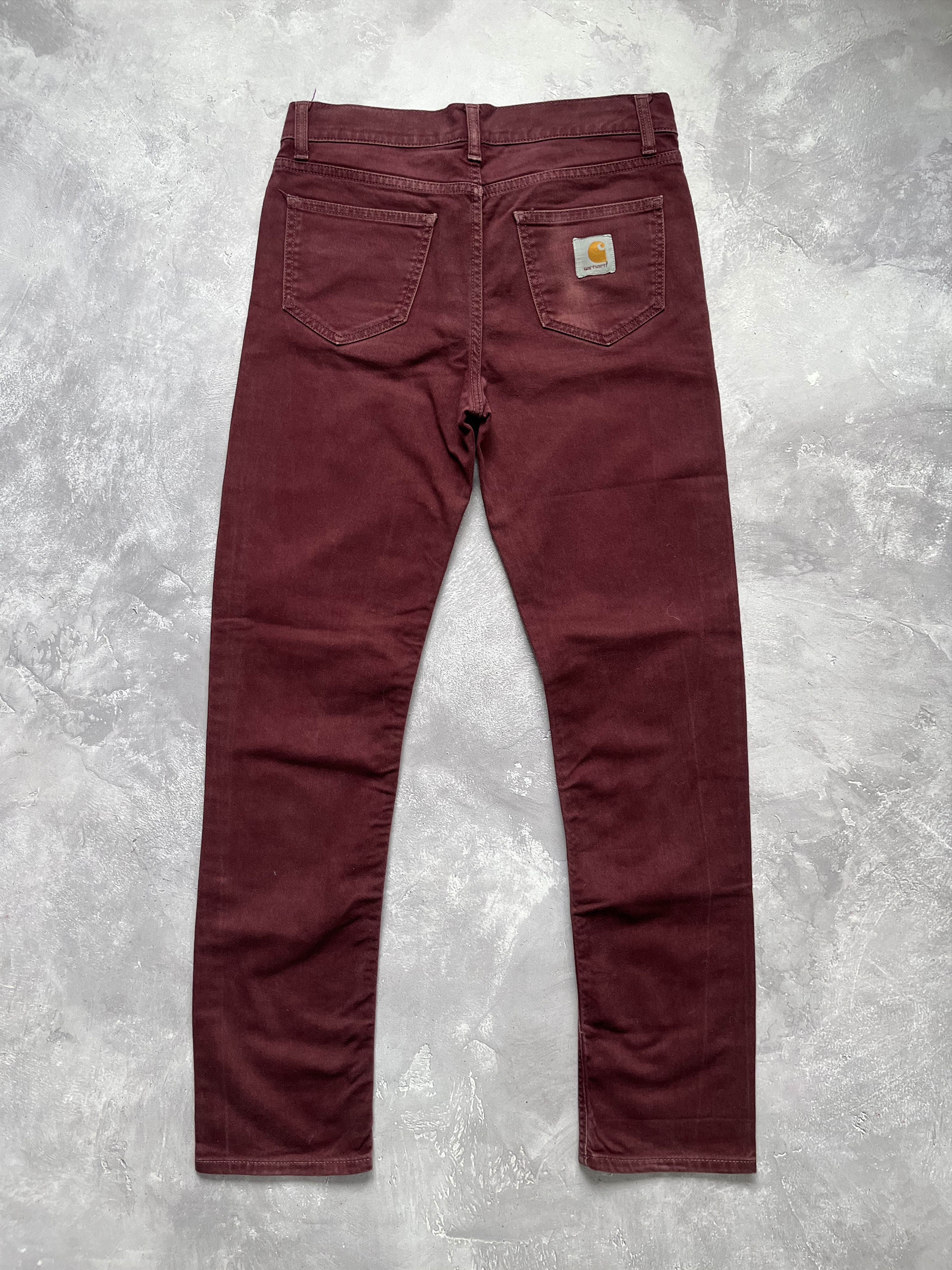 Carhartt Wip Carhartt Slam Pant Jeans W29 L32 29/32 Red Denim Size US 29 - 1 Thumbnail