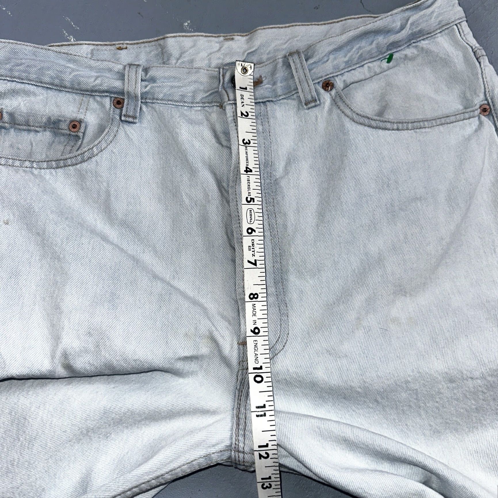 Levi's VINTAGE Levi's 501 Jeans Men Regular Fit Straight Leg 38x30 90s USA Light Wash Cotton Denim Size US 38 / EU 54 - 7 Thumbnail