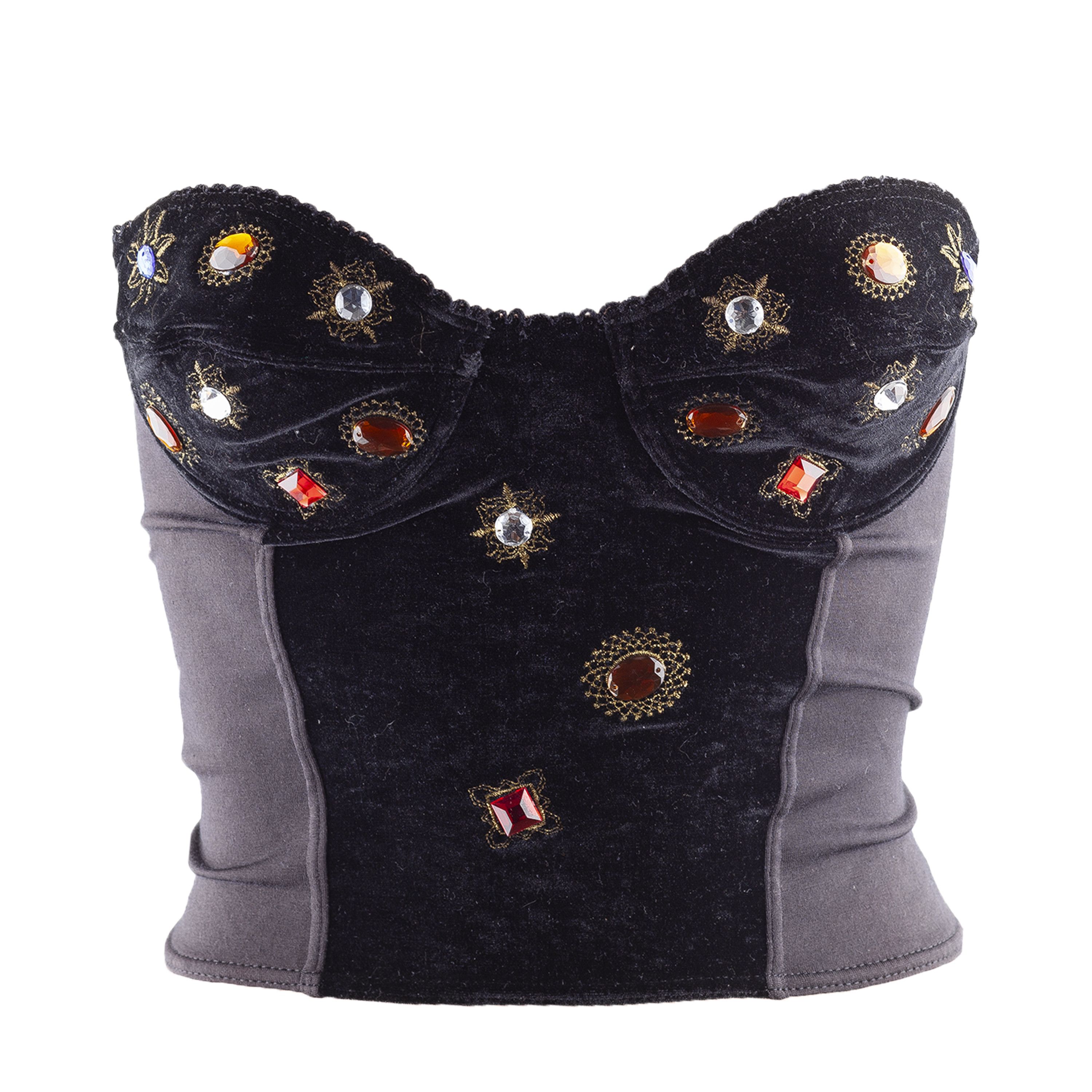 Kenzo Kenzo City Embellished Vintage Bustier Top (M) Size M / US 6-8 / IT 42-44 - 2 Thumbnail