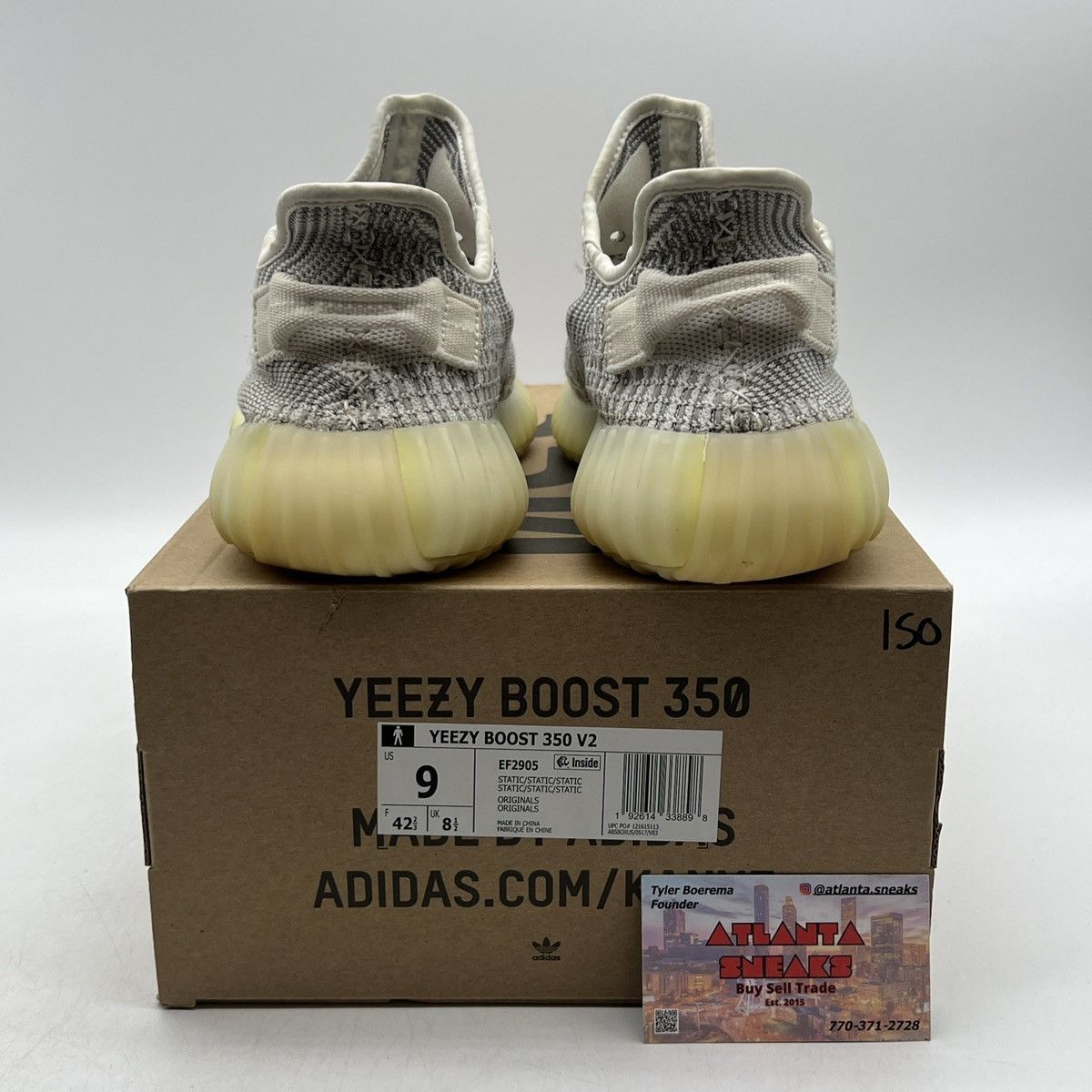 Adidas Yeezy boost 350 v2 static non reflective Size US 9 / EU 42 - 3 Thumbnail
