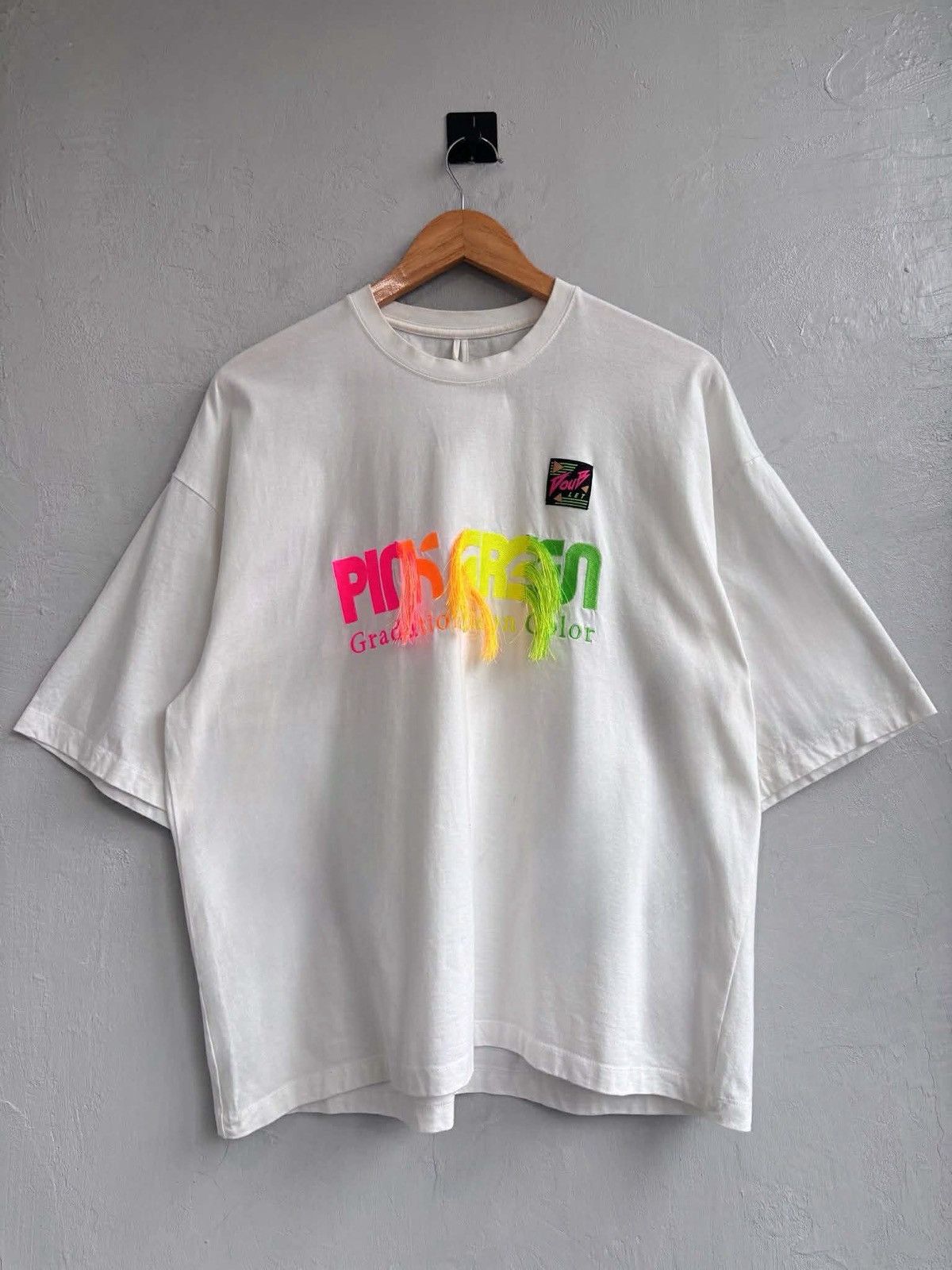 Doublet Doublet SS19 Gradient Embroidered T-Shirt Size US S / EU 44-46 / 1 - 1 Thumbnail