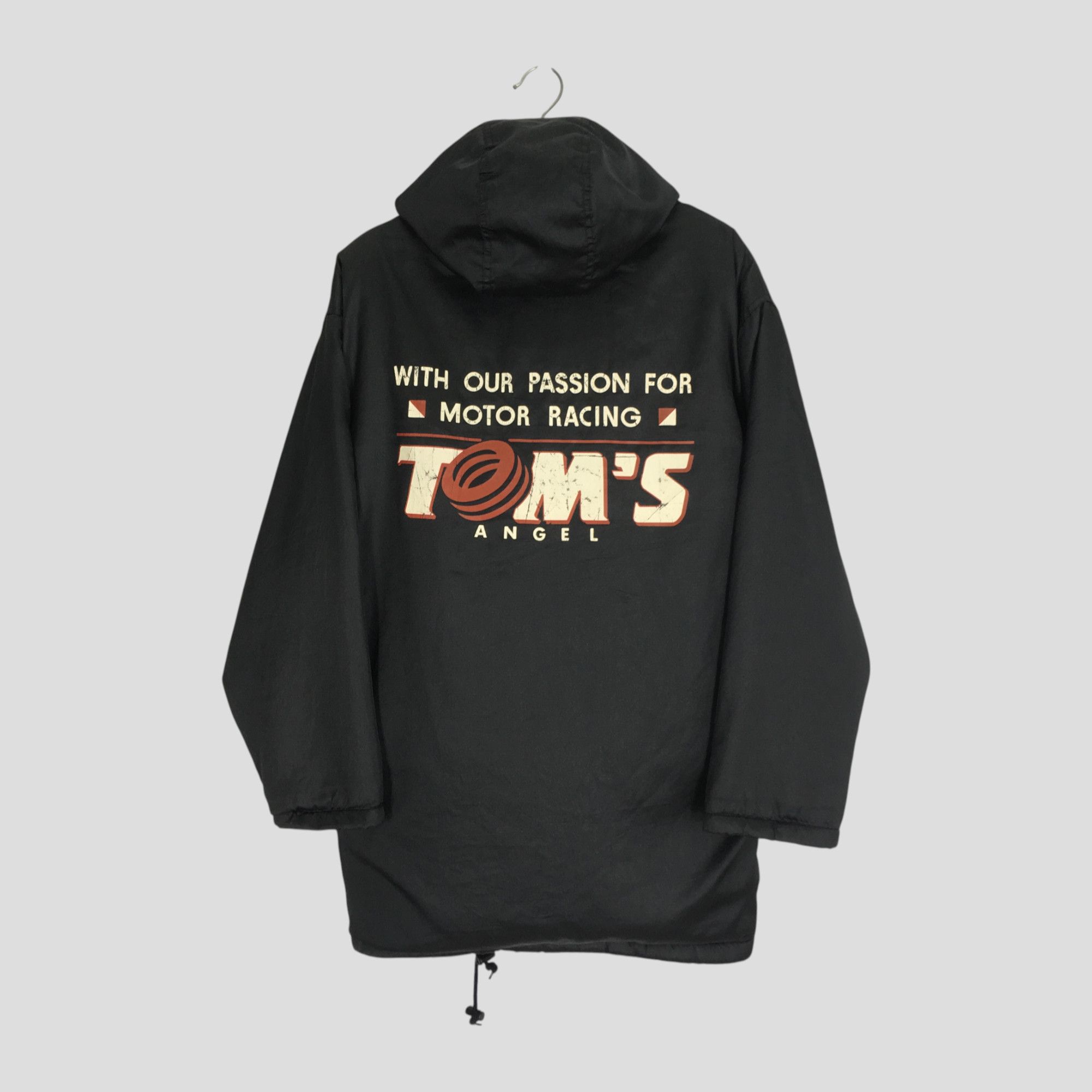 Toms Vintage 90s Tom's Sherpa Lining Motorsport Racing Hoodie Size US M / EU 48-50 / 2 - 1 Thumbnail