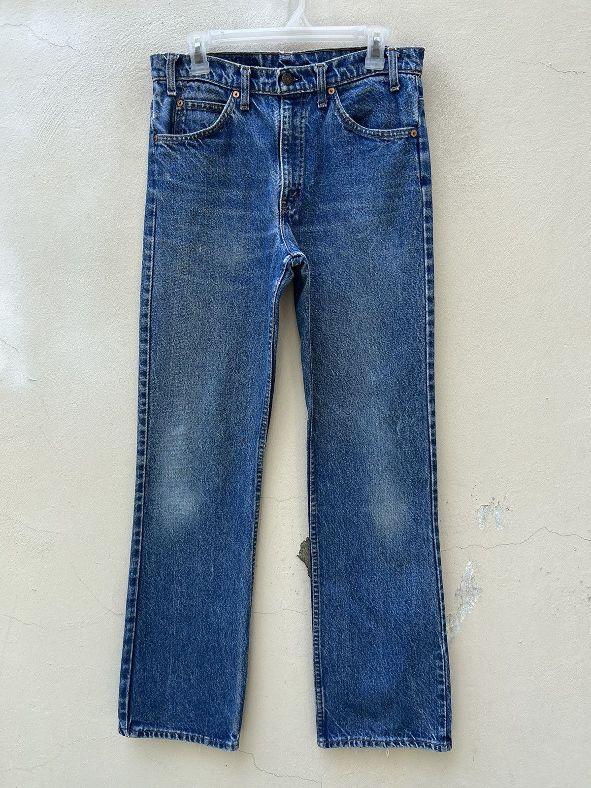 Levi's × Vintage Vintage Early 90s Levi’s 517 Orange Tab Denim Flare Jeans Size US 31 - 6 Thumbnail