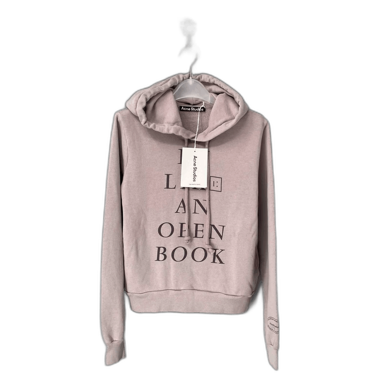 Acne Studios Short Gray Hooded Sweatshirt